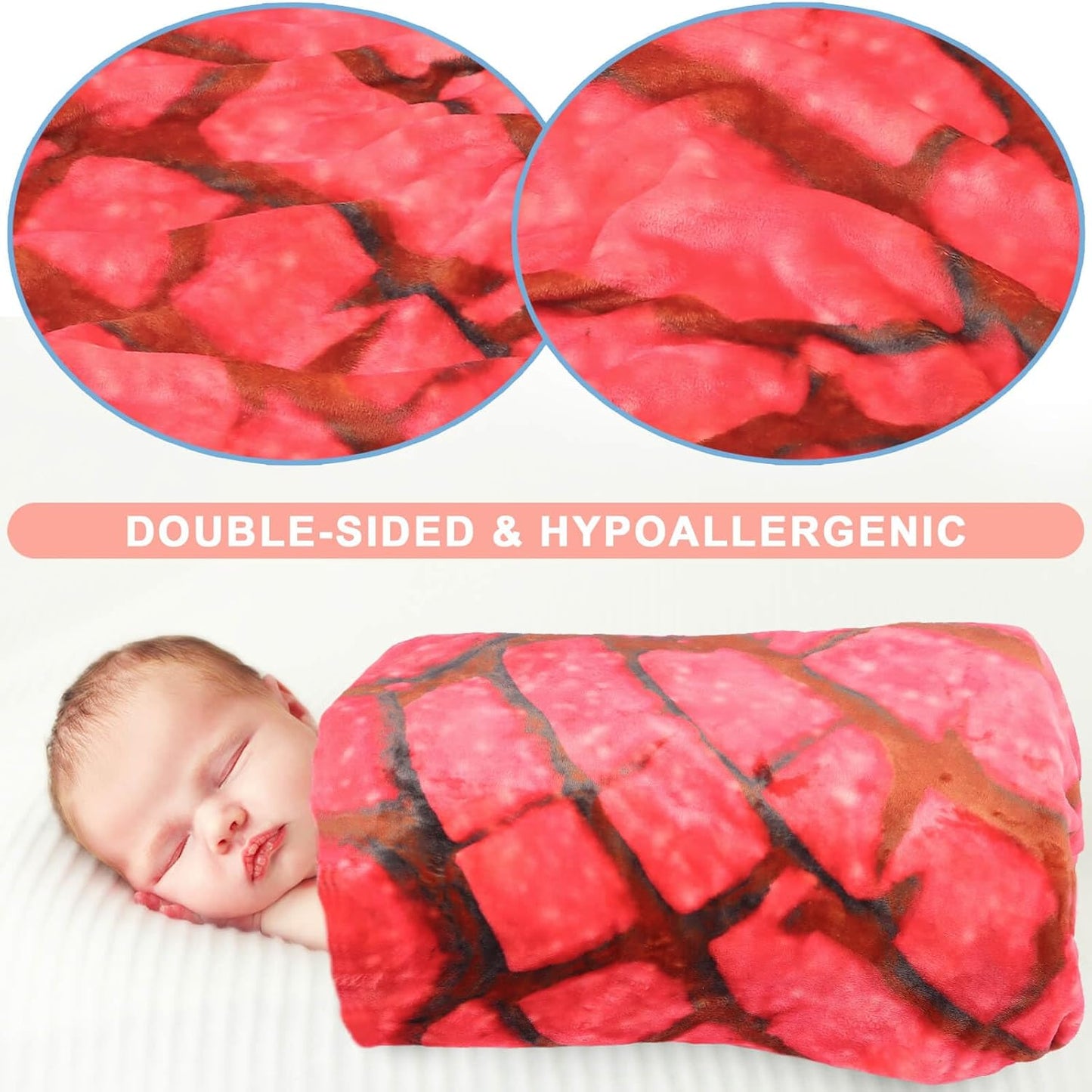 Concha Blanket Baby Stuff Shower White Elephant Gifts for Kids Throw Blankets Wrap Newborn Swaddle Toddler Boy Girl Party Novelty Gag Pets Soft Fleece Sweet Shell Bread 40in