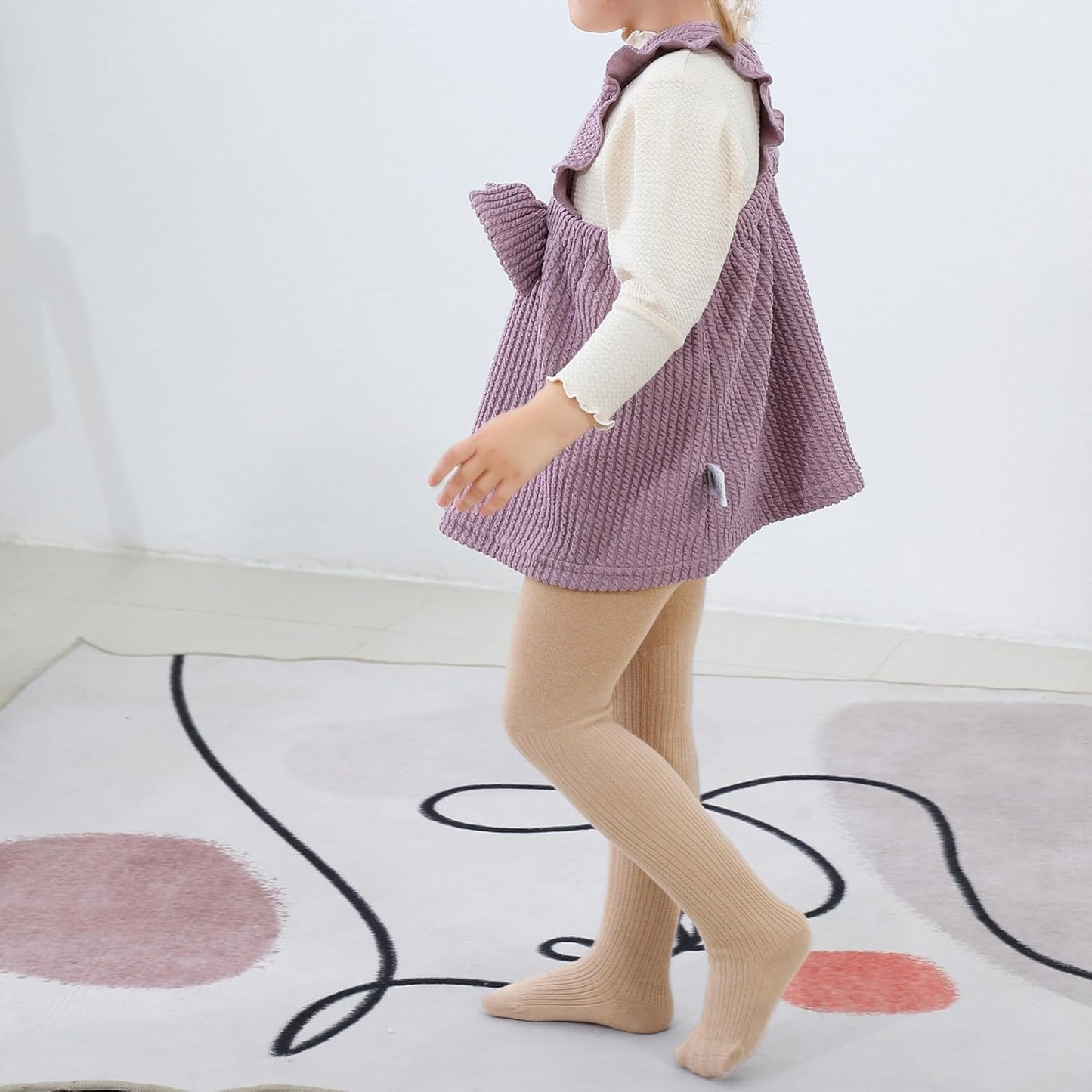 American Trends Baby Tights Non Slip Skid Baby Girl Tight Toddler Stocking Pants Cable Knit Infant Leggings