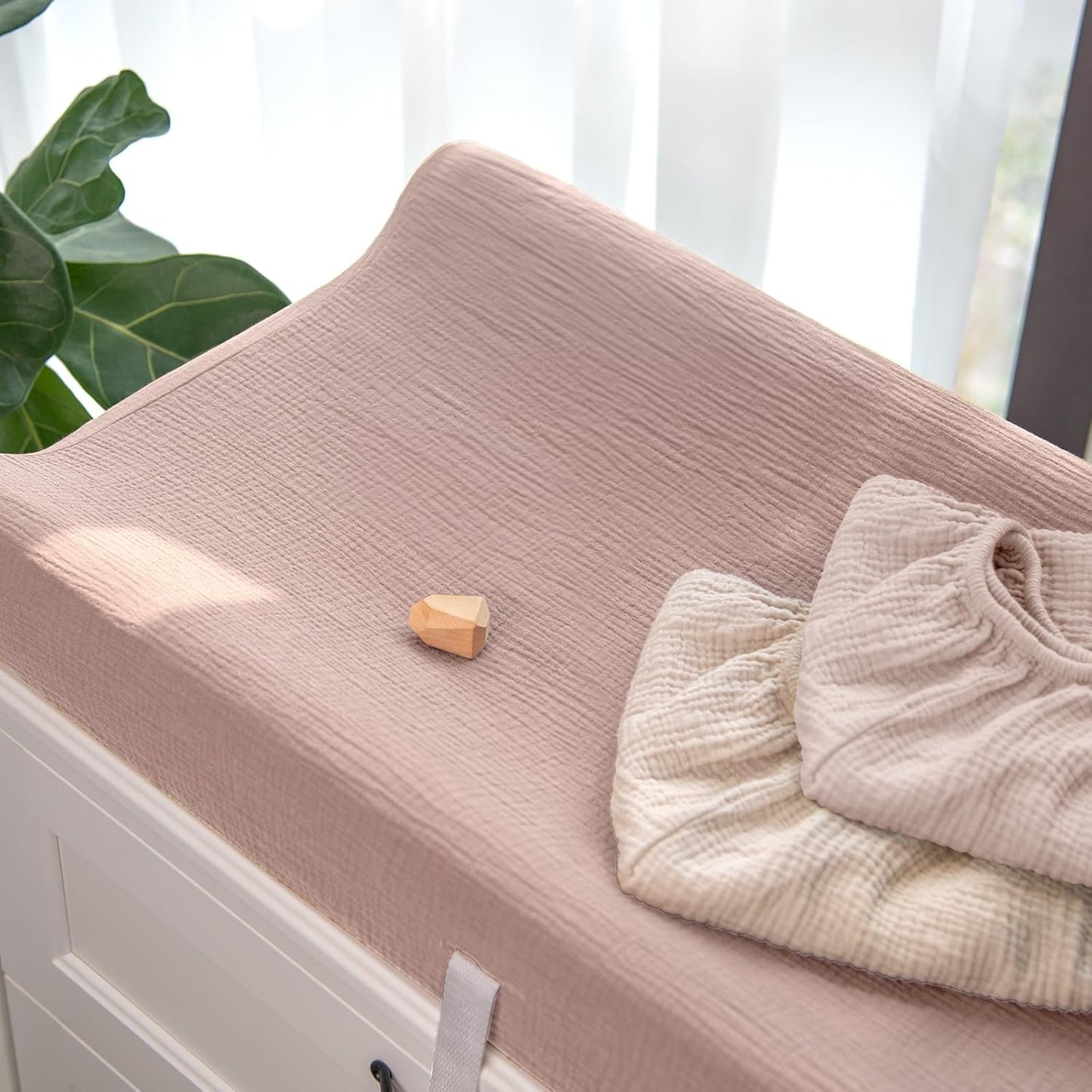 lulumoon Baby Changing Pad Cover: Muslin Diaper Changing Table Pad Cover - Changing Pad Sheets for Girls Boys