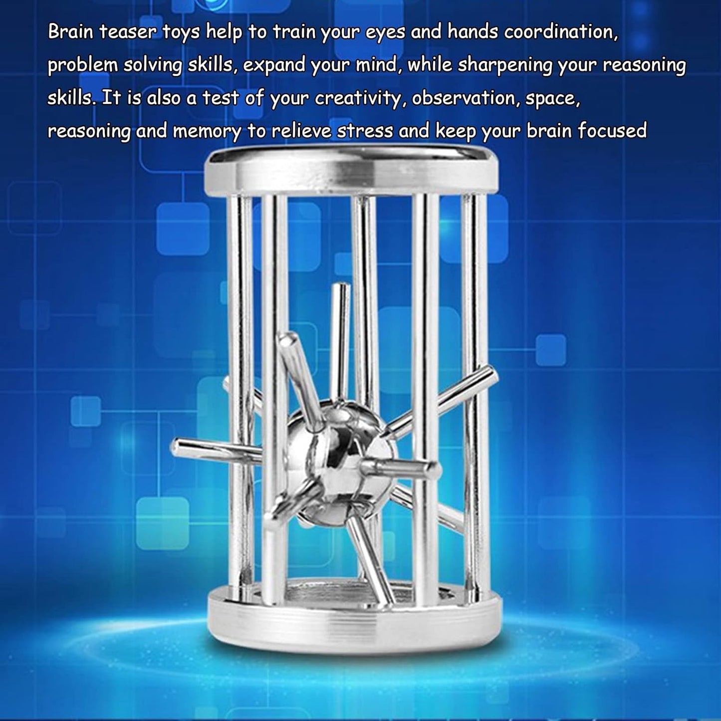 28 pcs IQ Test Puzzle Metal Wire Puzzles Mind Game Educational Toys High Difficulty Brain Teaser Puzzle Toy for Kids and Adults - Explore Creativity and Problem Solving. Gift Desk Puzzles