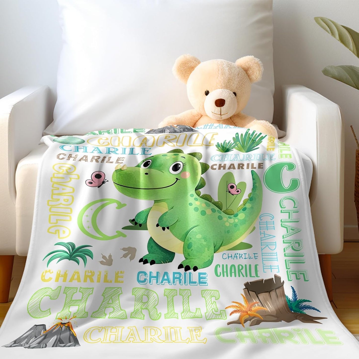 Ship Next Day, Personalized Baby Blankets - Printed in USA, Custom Name Blanket, Baby Blanket with Name, Ultra-Soft Cozy Fleece Blankets, Gifts for Baby Newborn Toddlers Boys & Girls Kids