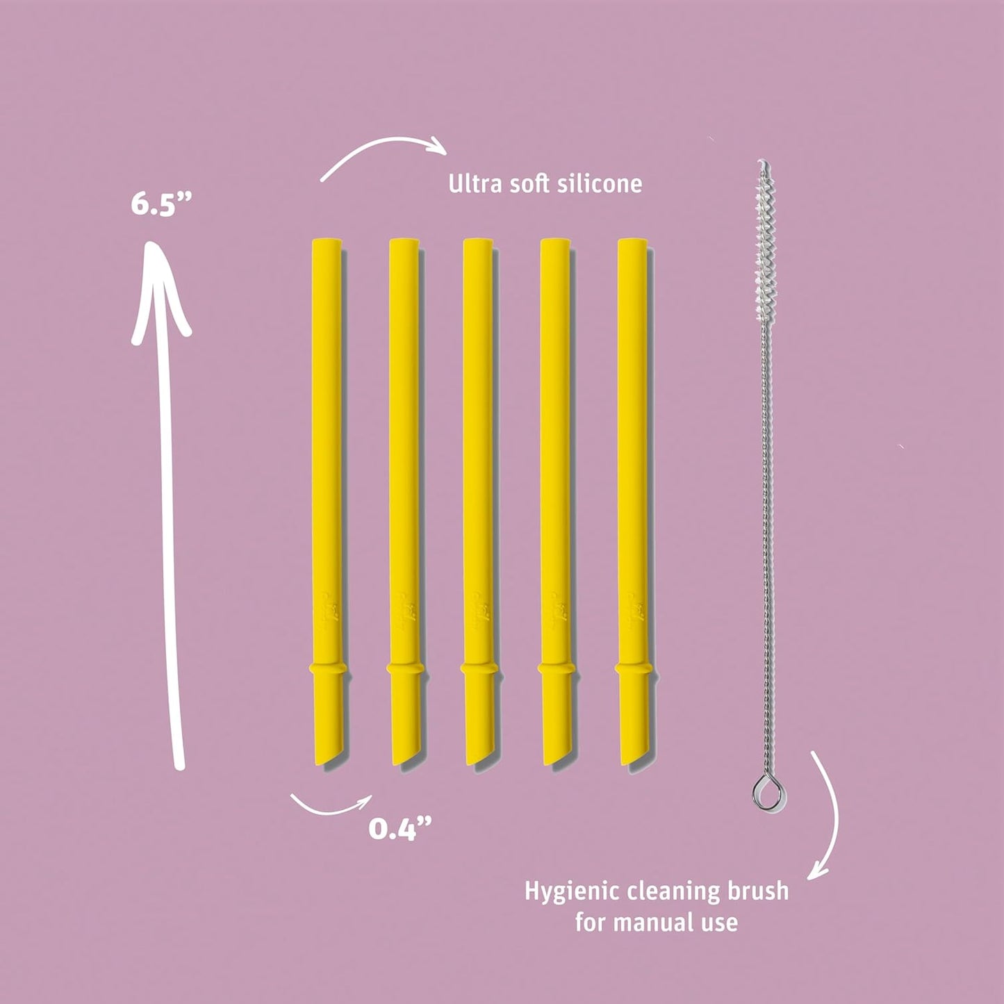 Avanchy Silicone Training Sippy Cup with Straw Lid – For Babies 6+ Months to Toddlers 1 Year Old – 8 oz Infant Water Cup for Baby Led Weaning, White + 5 Reusable Straws