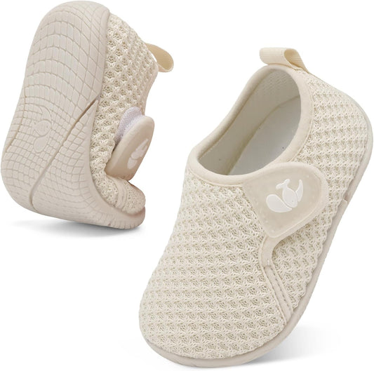 FEETCITY Toddler Walking Shoes Slip On Toddler Shoes Boys Girls Kids Sports Sneakers Casual School Shoes Barefoot Shoes