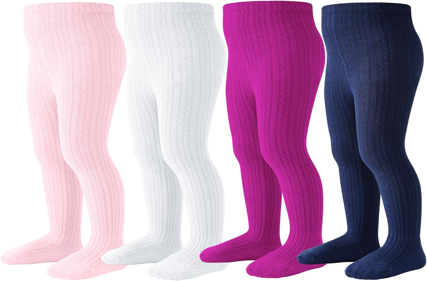Baby Tights Toddler Stockings Tights Soft Cotton Cable Knit Baby Girl Tight Leggings Newborn Infant 0-4T