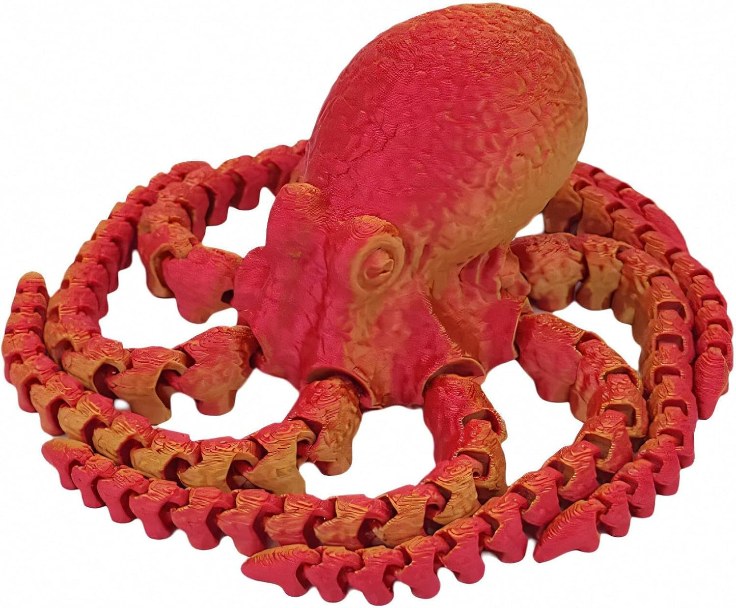 Full Articulated Octopus Crystal Octopus with Octopus Egg 3D Printed Octopus Toy in Egg,Home Office Decor Flexible Joints Home Decor Executive Desk Toys,DIY Creative Ornament Toys Home Gifts