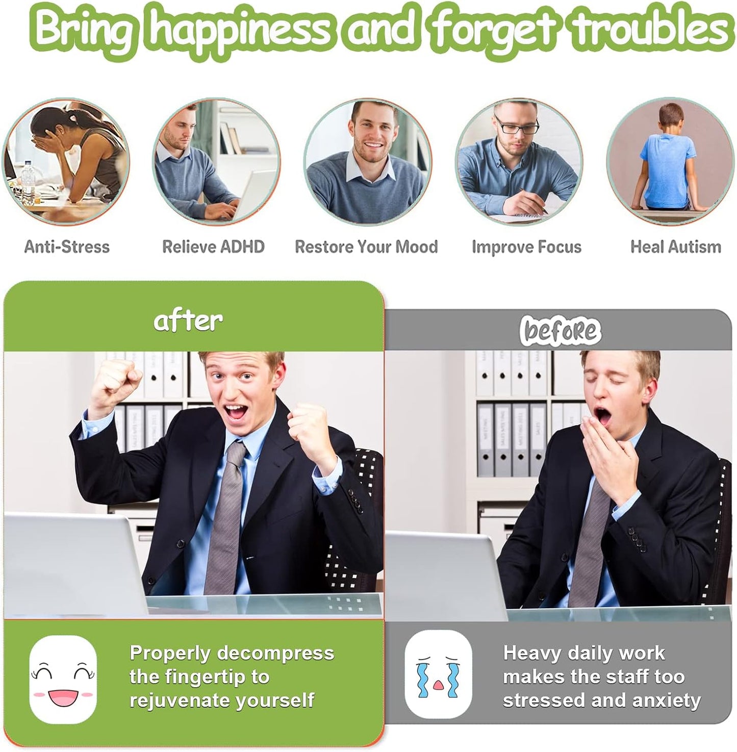 550pcs Multicolor 4 in 1 Magnet Balls Desk Toys for Adults, Ferrite Crags Magnetic Putty Desk Fidget Toys for Office