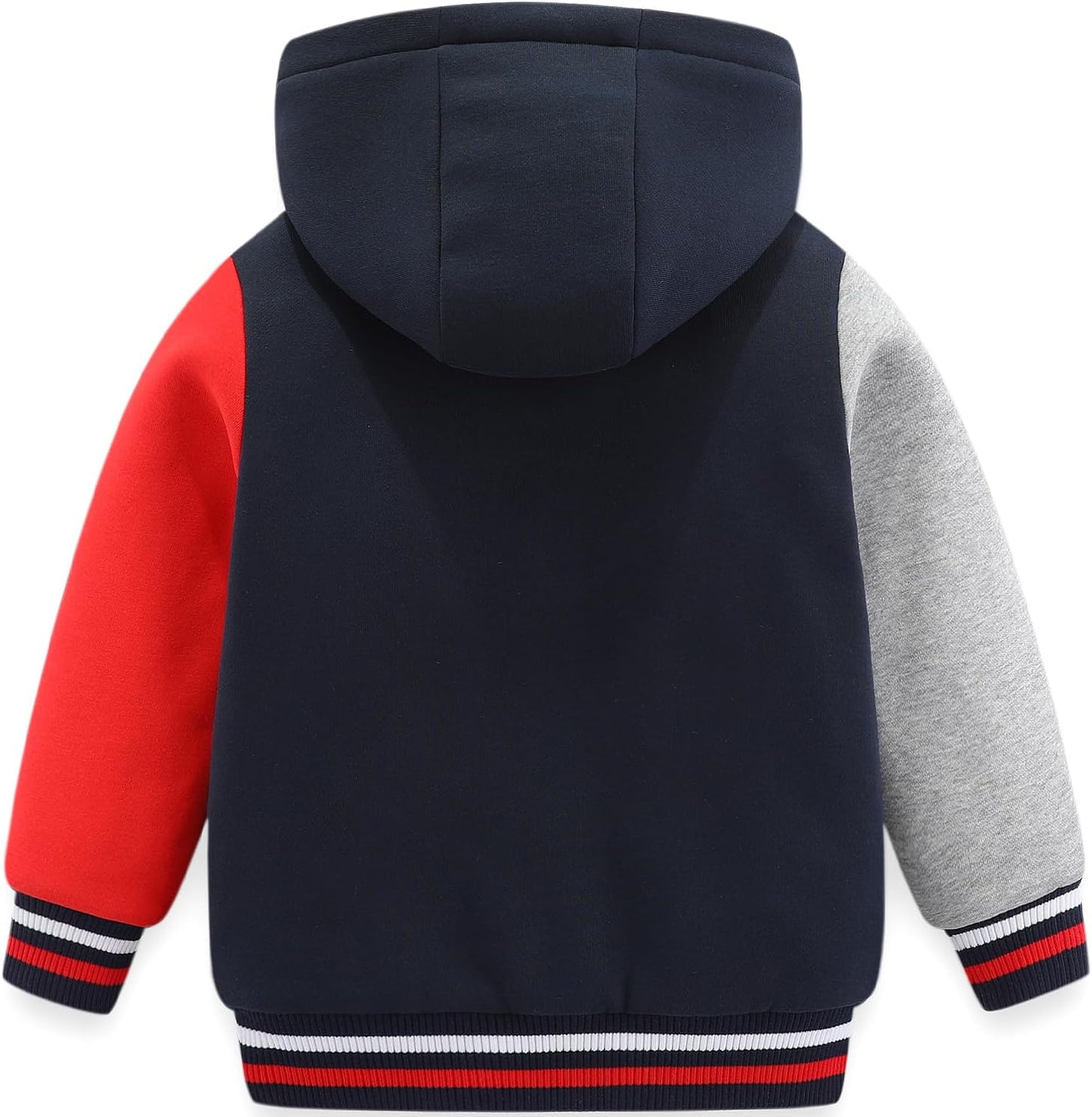 Bumeex Kids Boy's Girl's Sherpa Fleece Lined Jacket Spring Fall Winter Zip up Sweatshirt Hoodie 2-14Y(Toddler/Kid)