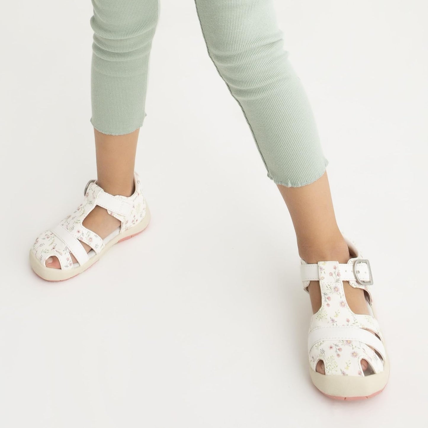 Toddler Girls Fisherman Buckle Sandals - Comfortable Summer Sandals with Closed Toe & Adjustable Strap for Daily Wear & Outdoor Play