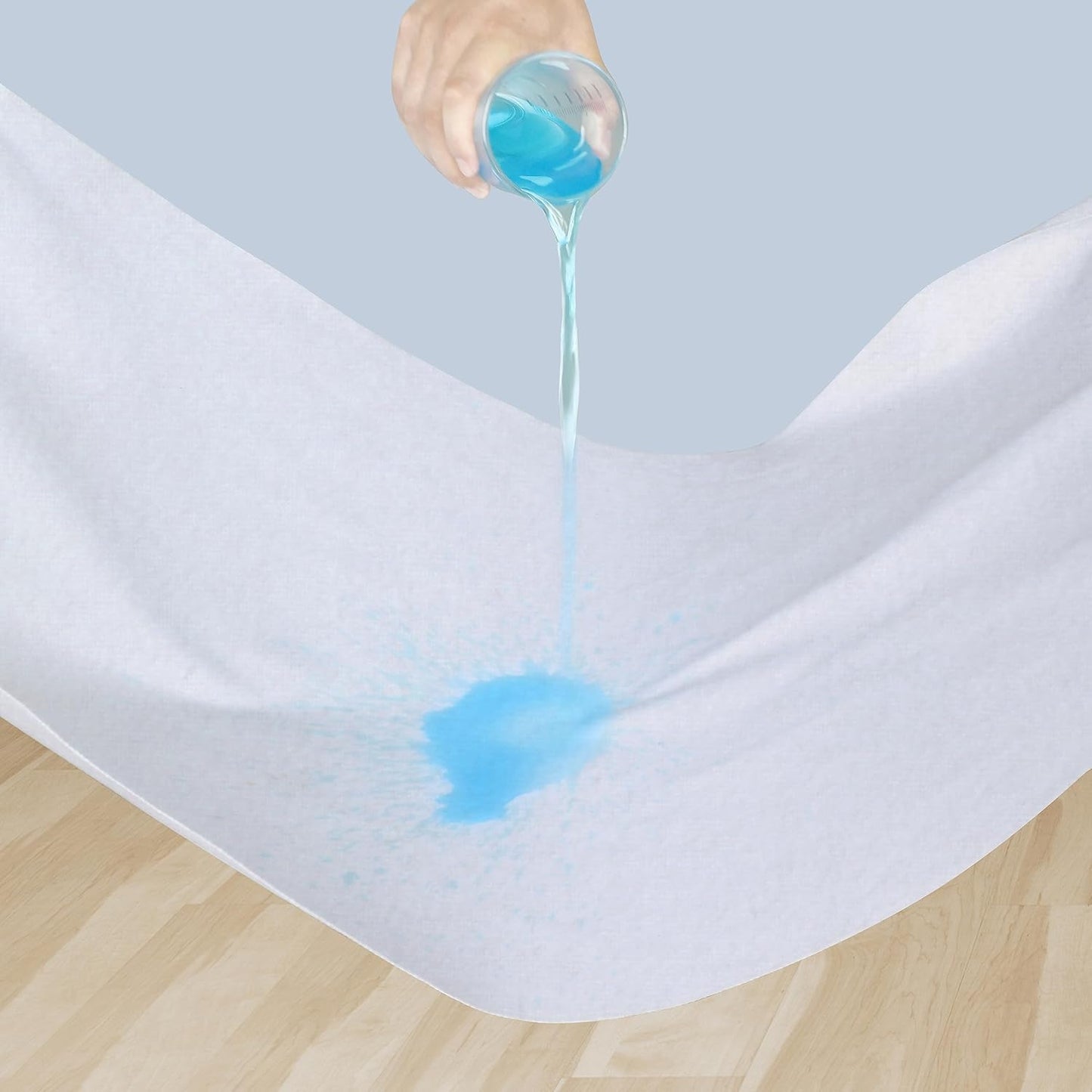 Flannel Crib Protector Pad，100％ Waterproof Mattress Protector Pad, One Size, 34" X 36"