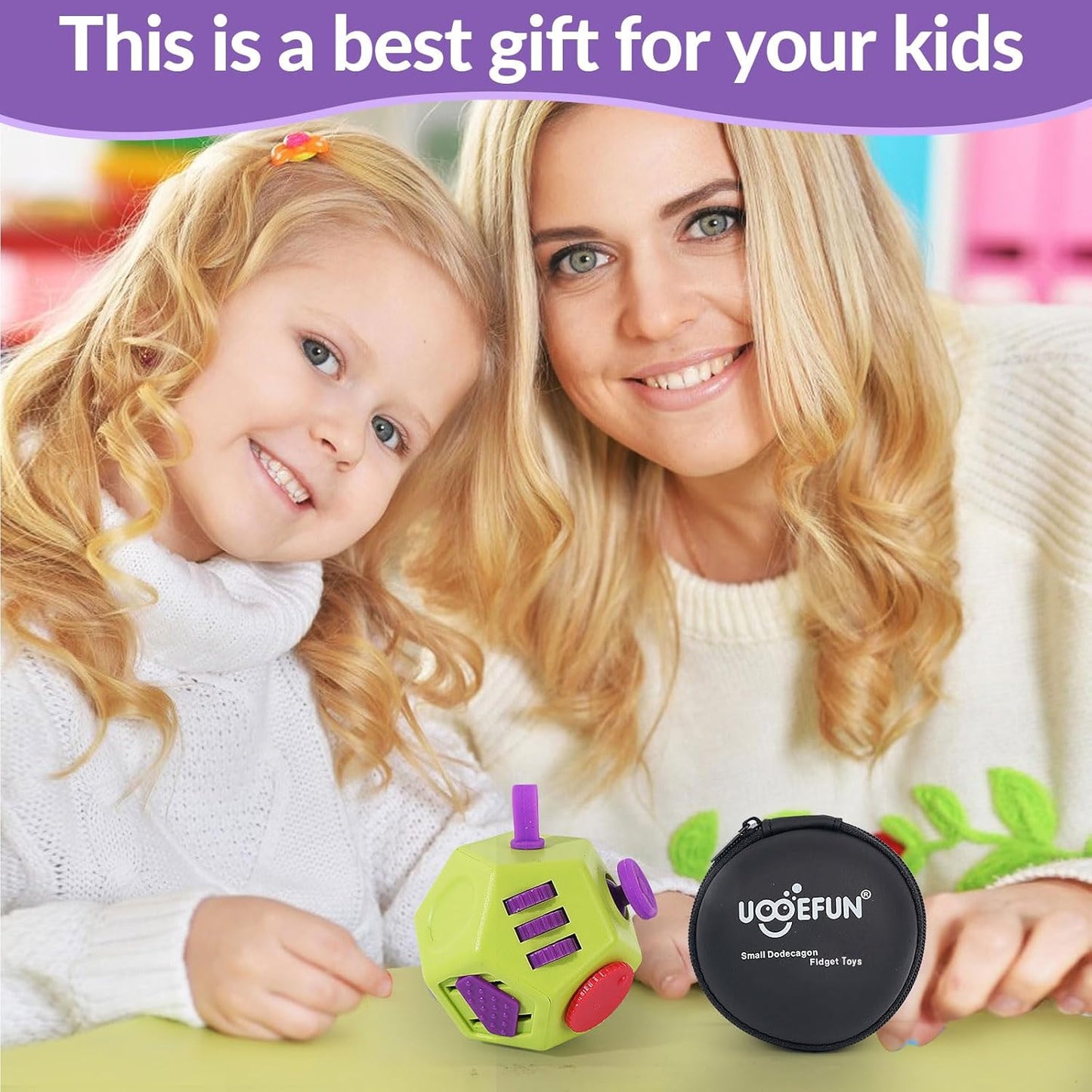 Mini Finger Cube Toys, Cool Fidget Toys for Kids Adults with Anxiety ADHD Autism and Relief Stress (Green)