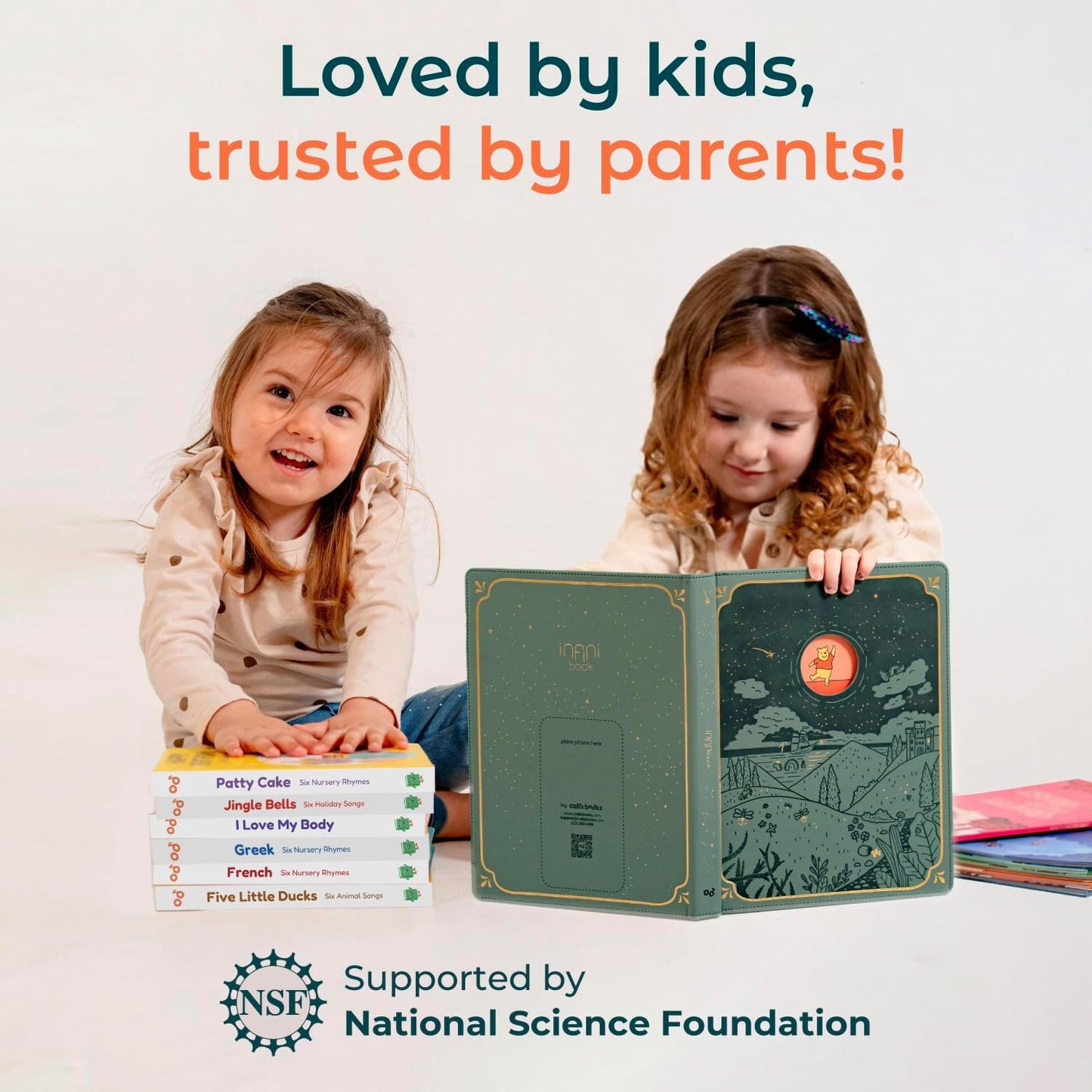 Cali's Books Chinese Nursery Rhymes Book - Sound Books for Toddlers 1-3. Chinese Baby Book - Music Toys for Bilingual Children with Lyrics & Translation