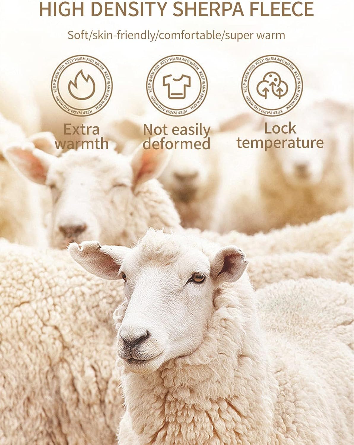 Gihuo Unisex Boy's Girls Winter Warm Sherpa Lined Zip Up Sweatshirt Fleece Jacket Kid's Hoodie Outerwear