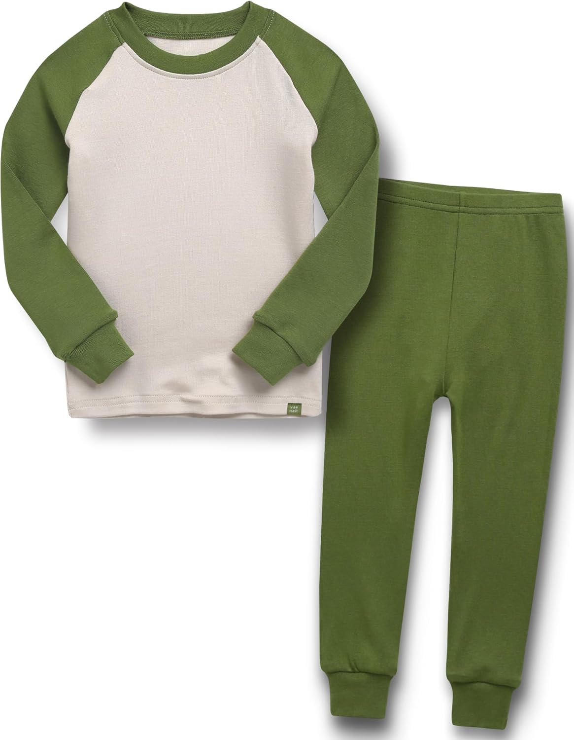 VAENAIT 6M-12Y Toddler Toddler Kids Toddler Girls Boys Soft Comfy Modal Tencel Solid Raglan Sleepwear Pajamas Pjs 2pcs Set