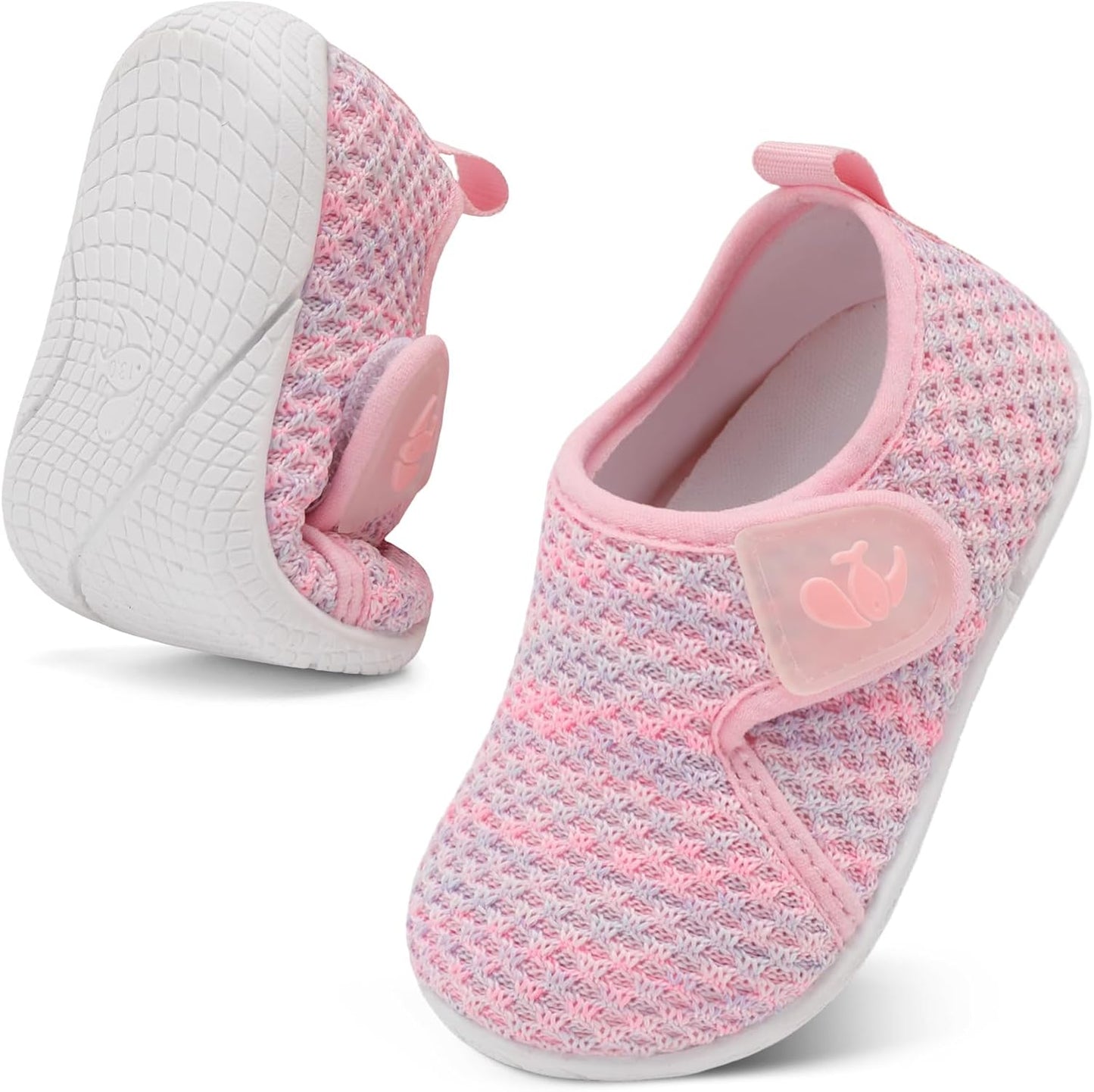 FEETCITY Toddler Walking Shoes Slip On Toddler Shoes Boys Girls Kids Sports Sneakers Casual School Shoes Barefoot Shoes