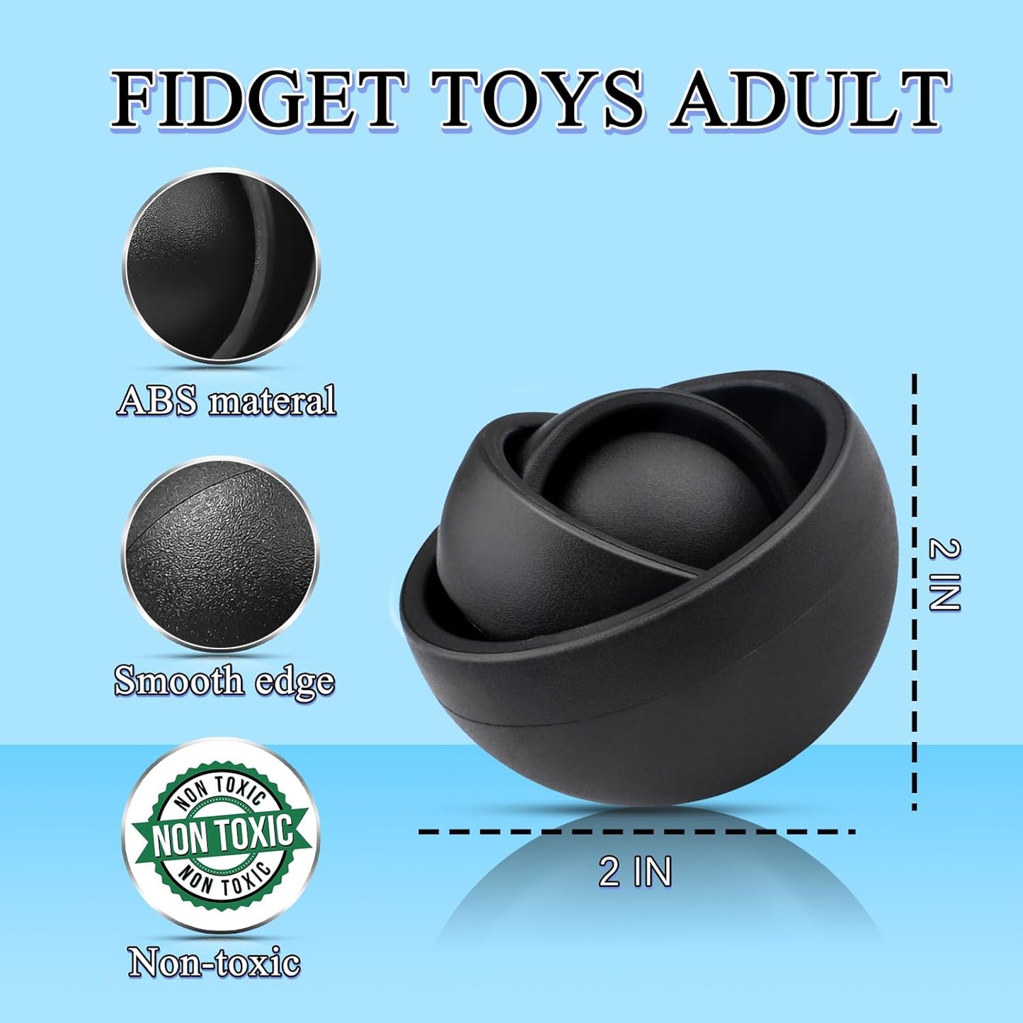 Fidget Toys for Kids, Finger Sensory Toys, Gifts for Boys Girls Teens Kids Easter Basket Stuffers, ADHD Autism Stress Relief Finger Toys Classroom