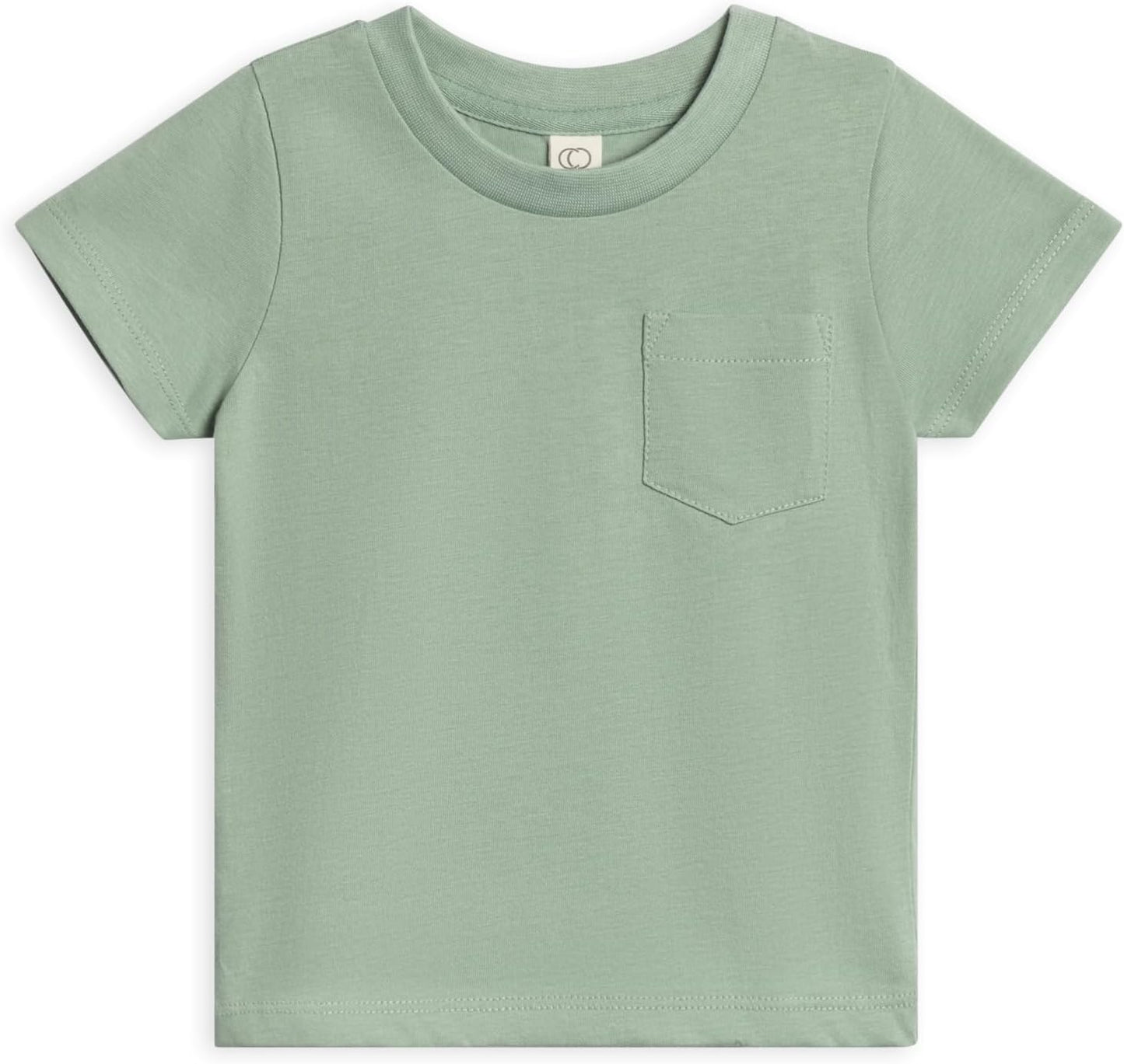 Colored Organics - Organic Cotton Toddler Short Sleeve Shirts - Baby Toddler and Kids Tops - Girls and Boys Tees