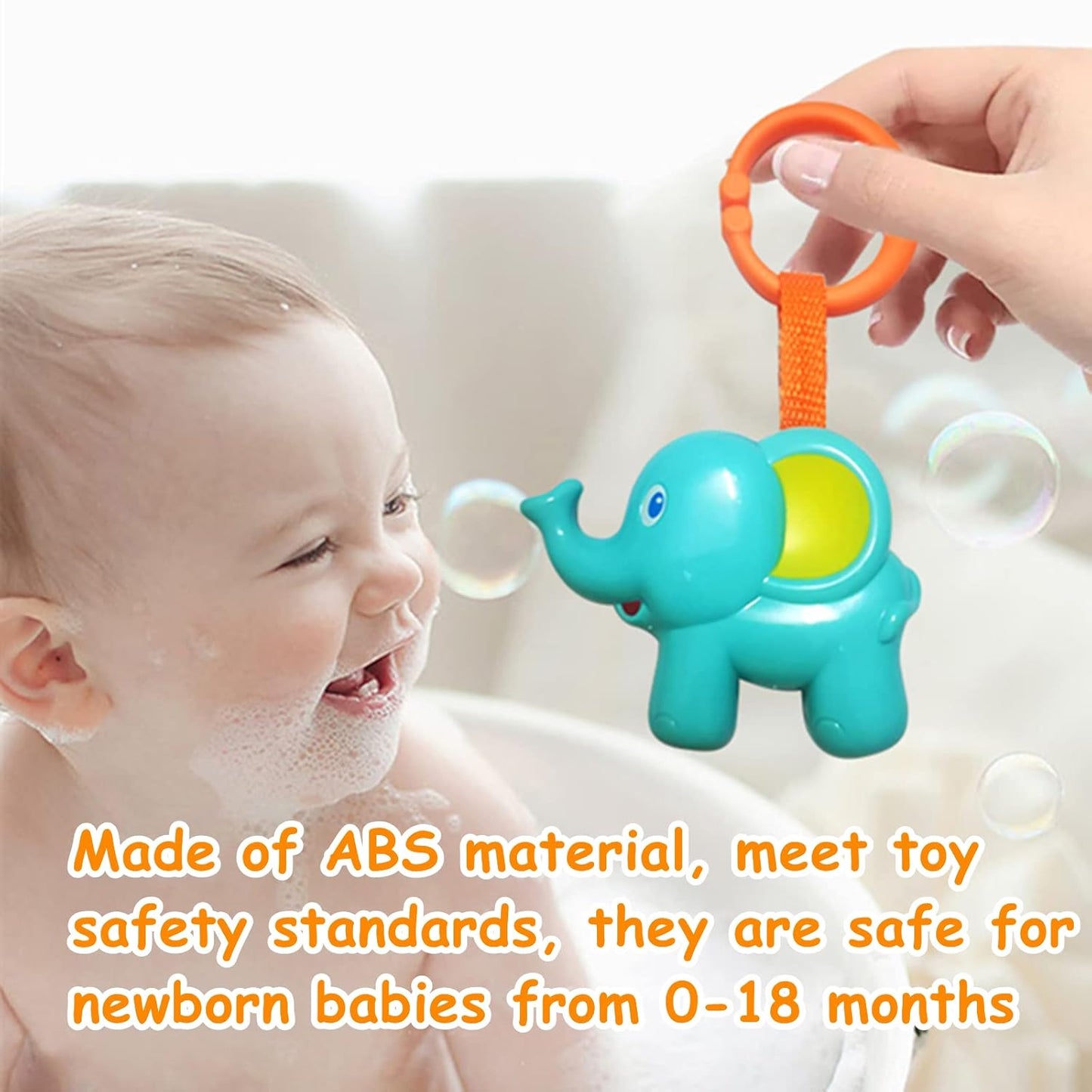 Baby Toys, Cartoon Animal Hanging Rattle Toys, Handbells Baby Rattles, Baby Bed Crib Car Seat Travel Stroller Toys for Infant, Best Birthday Gift for Newborn, 4 Pack