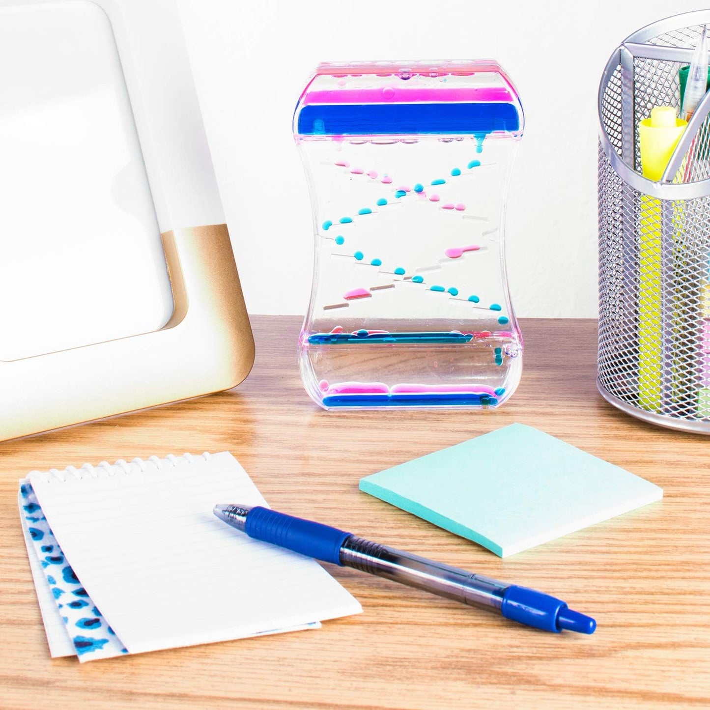 Super Z Outlet Liquid Motion Bubbler for Sensory Play, Fidget Toy, Children Activity, Desk Top, Assorted Colors (Style #2)