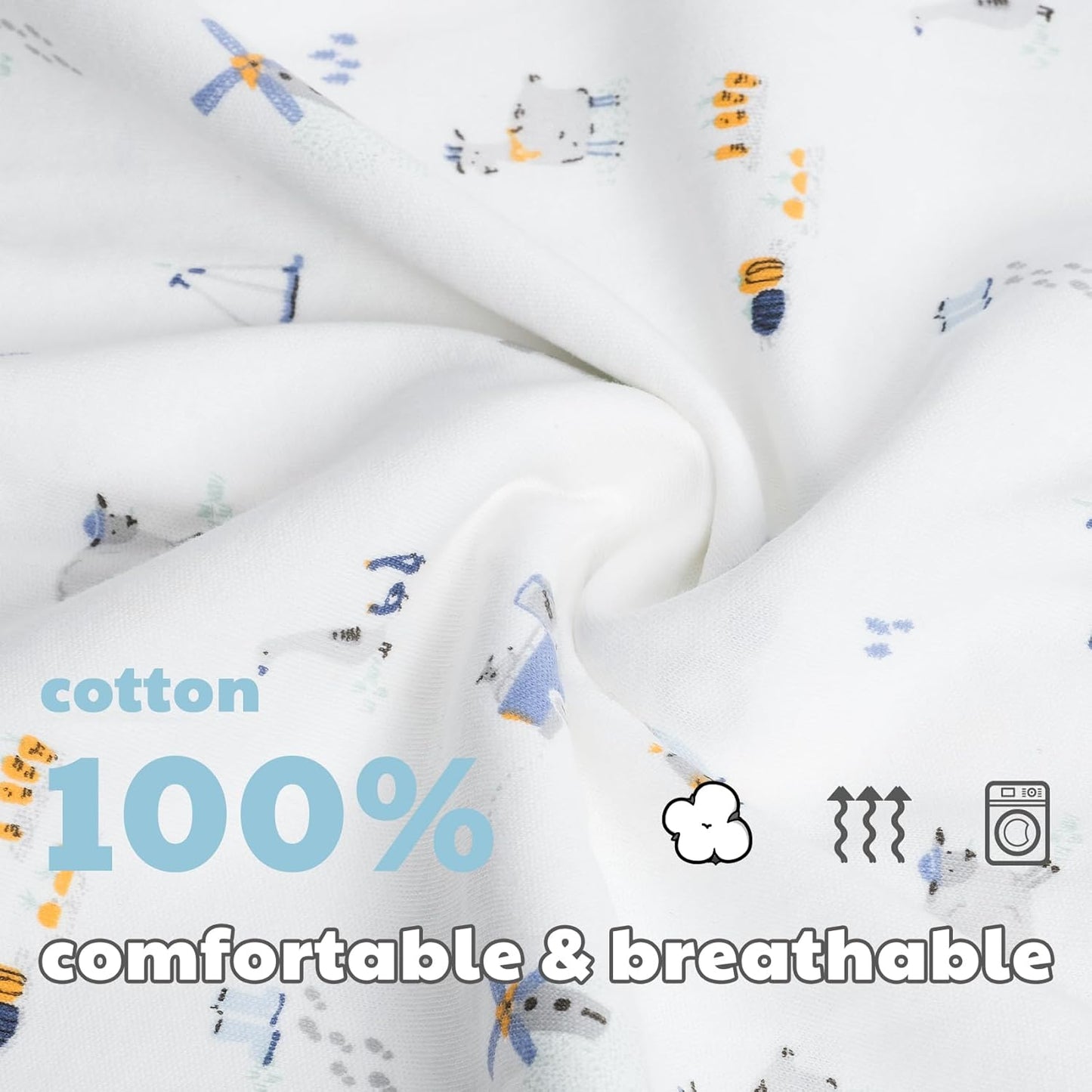 3-Pack 100% Cotton Baby Boy Rompers,0-24Months Short Sleeve Toddler Romper,Breathable Spring/Summer Clothes