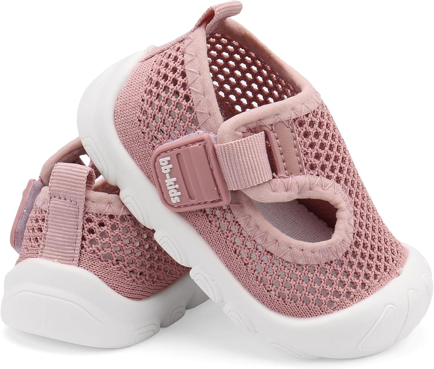 Baby Walking Shoes Toddler Girl Boy Soft Sole Breathable Mesh Slip on Summer Wide Shoes Infant Flexible Lightweight Non-Slip Safer Causal Tennis Shoes Toddler First Walkers Shoes Rubber Soles Outdoor