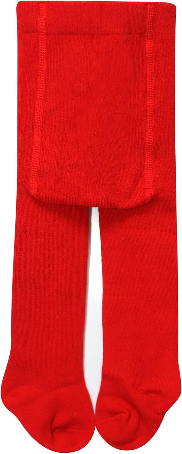 Baby Girls Tights White Thick Leggings Stockings Cotton Pantyhose for Newborn Infant Toddler 1Pack