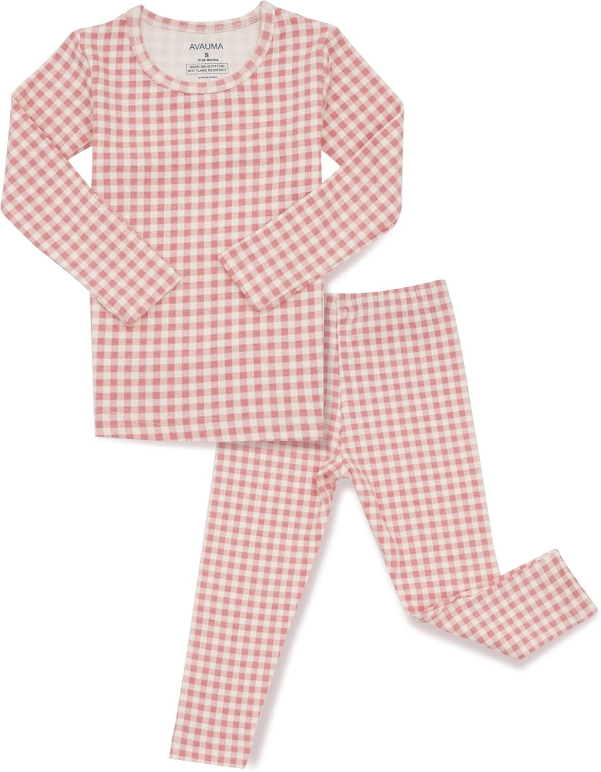 AVAUMA Baby Boys Girls Pajama Set 6M-7T Kids Cute Toddler Snug fit Pattern Design Pjs Cotton Sleepwear
