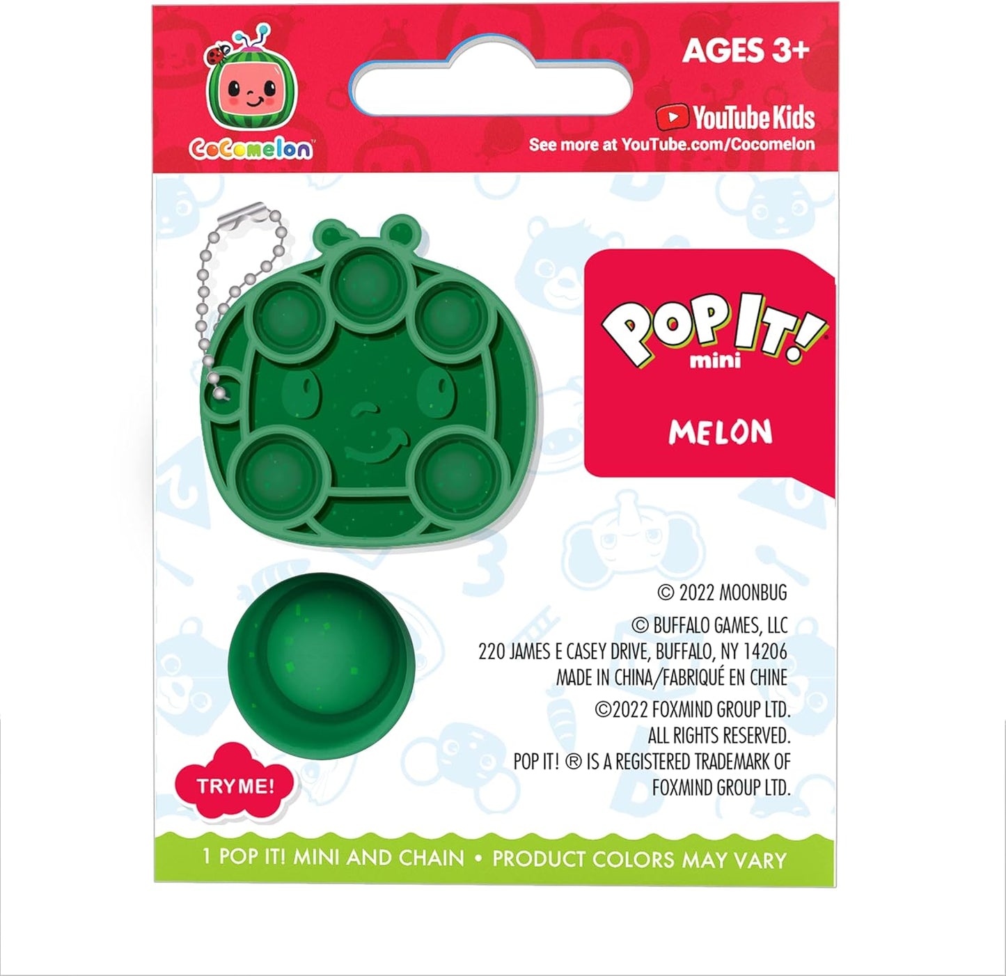 Pop It! Buffalo Games - Cocomelon Mini Cocomelon