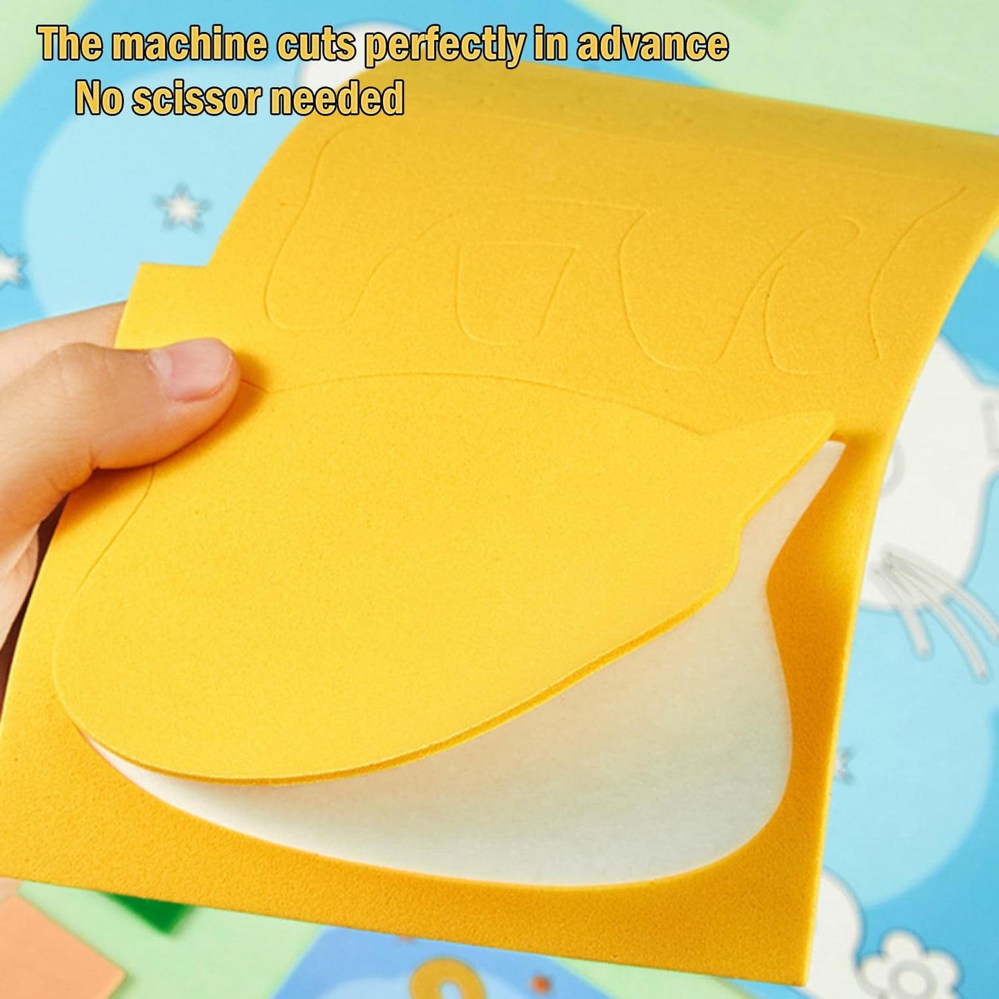 Lovyan 3D EVA Foam Stickers for Toddlers 12PCS Sticky Foam DIY Craft Preschool Art Class Drawing Sticker Puzzle Art Kit for Kids Boys Girls (Vehicles)