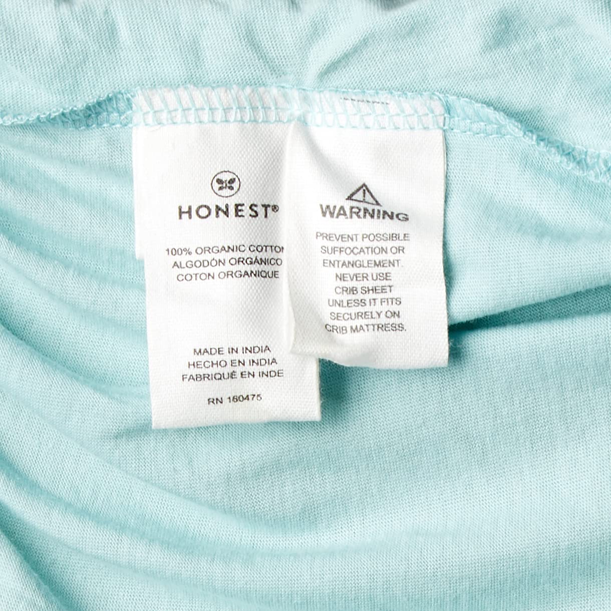 HonestBaby Baby Organic Cotton Changing Pad Cover