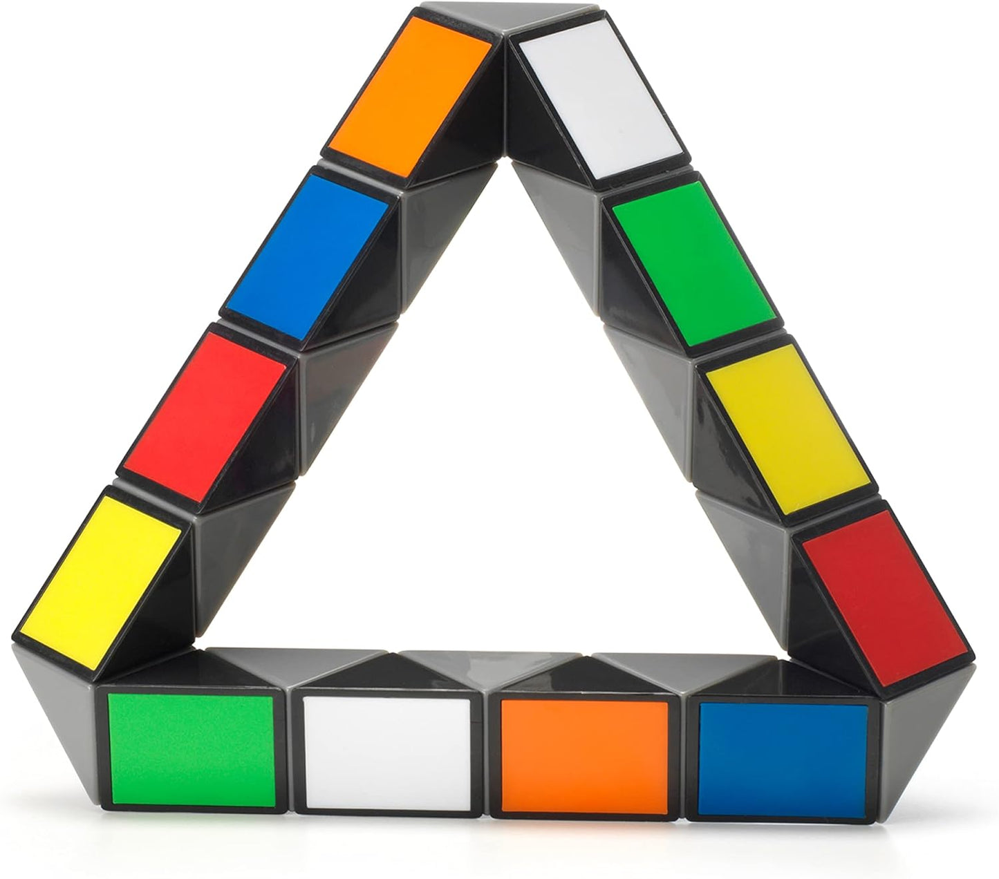 Rubik's Twist, Colorful 3D Puzzle Classic Brain Teaser Retro Fidget Toy Bend & Twist Into Shapes Objects Animals, for Adults & Kids Ages 8 and up