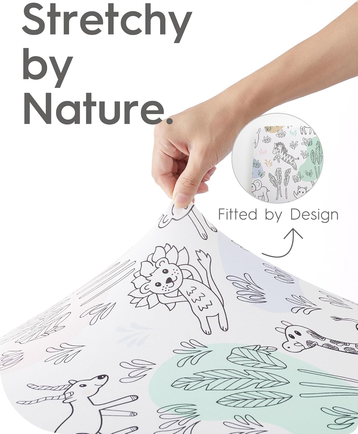 Premium Soft boy Crib Sheets, Ultra Breathable Crib Fitted Sheet, Super Stretchy Baby Bed Sheets 28''x52''x9'' Extra Deep Pocket