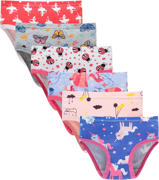 Boboking Soft Cotton Underwear Toddler Girls'Briefs Soft Undies