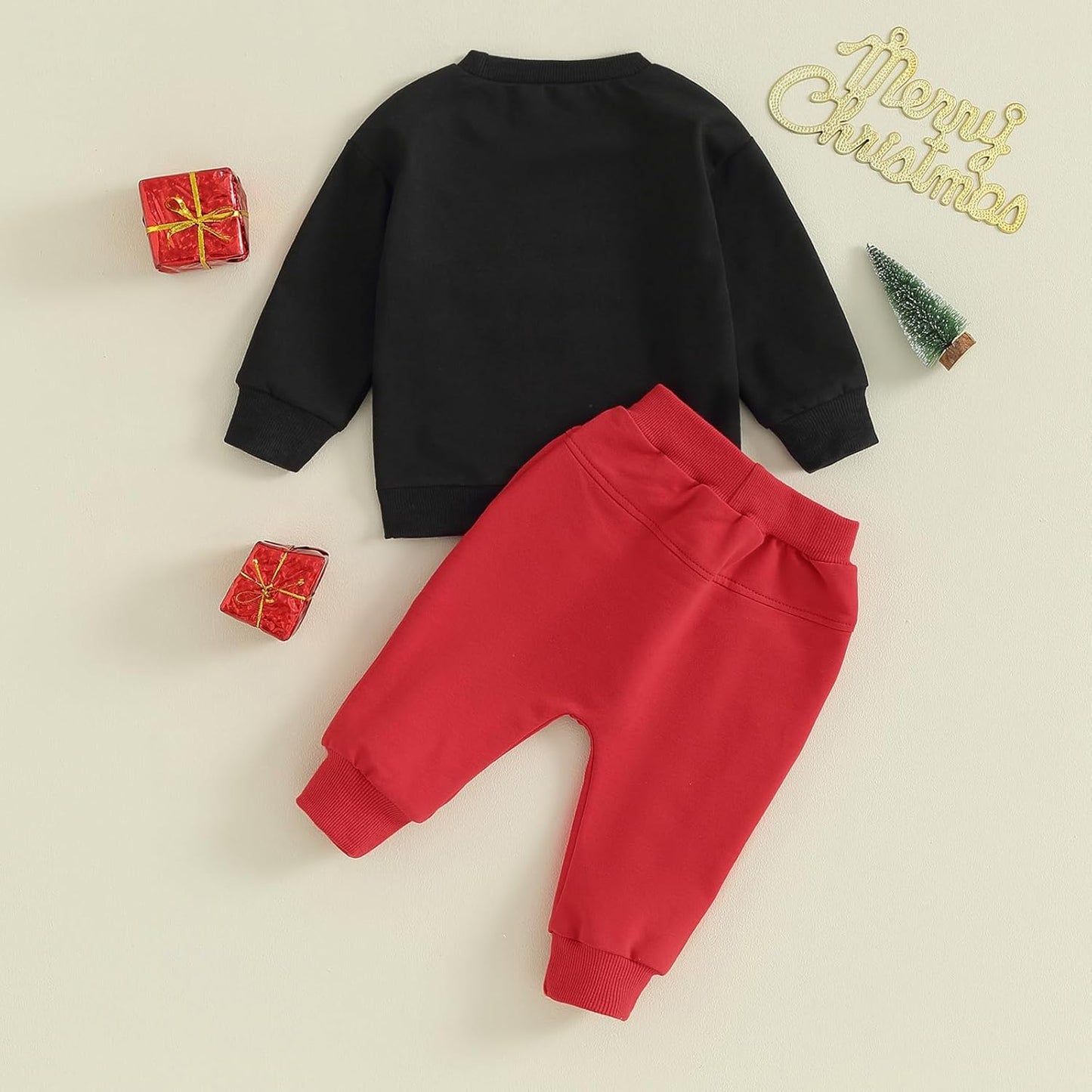 Baby Boy Clothes Fall 6 12 18 24 Months Football Long Sleeve Pullover Tops & Pant Sets Toddler Winter Outfits