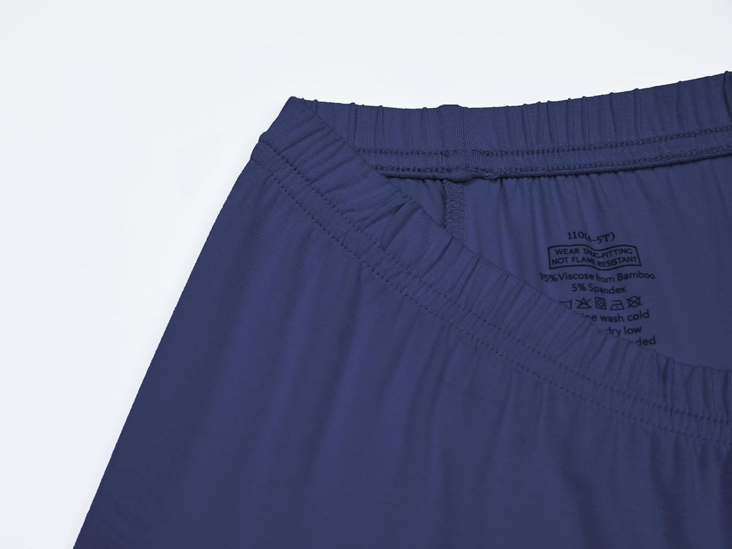 BABY 2T-10Y Toddler Kids Girls Boys Soft Comfy Viscose 2pcs Set Long Sleeve Plain Shirts and Pants Sets