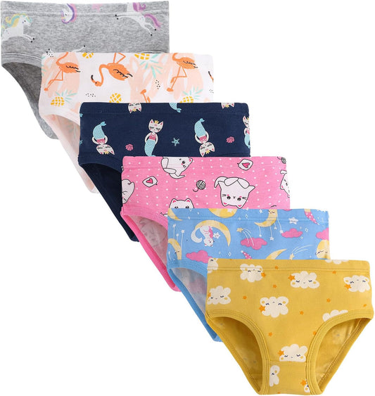 Boboking Soft Cotton Underwear Toddler Girls'Briefs Soft Undies