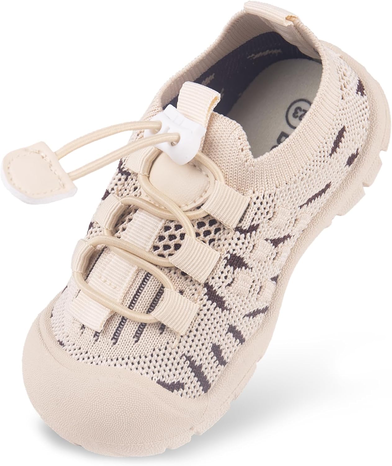 Baby First-Walking Shoes 1-4 Years Kid Shoes Trainers Toddler Infant Boys Girls Soft Sole Non Slip Cotton Canvas Mesh Breathable Lightweight TPR Material Slip-on Sneakers Outdoor