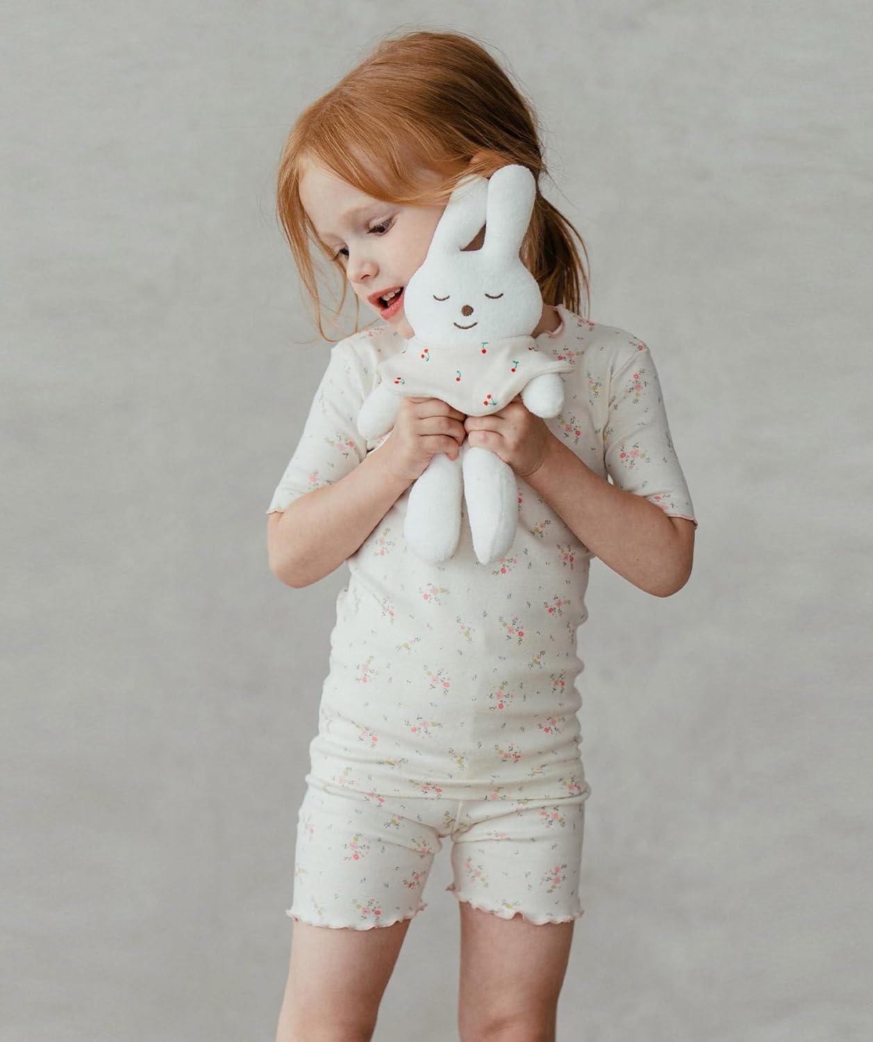 AVAUMA Baby Boy Girl Pajama Set 6M-7T Kids Cute Toddler Snug fit Flower Pattern Design Pjs Cotton Sleepwear Ruffled Shirring