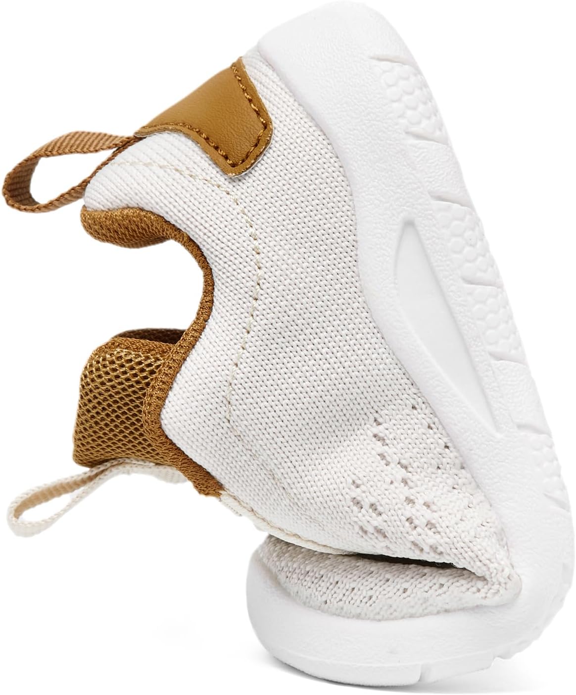 MORENDL Toddler Slip On Sneakers Baby Walking Shoes Non-Slip Breathable Unisex Pink Mesh Lace-Up Athletic Sneakers Infant Running Shoes