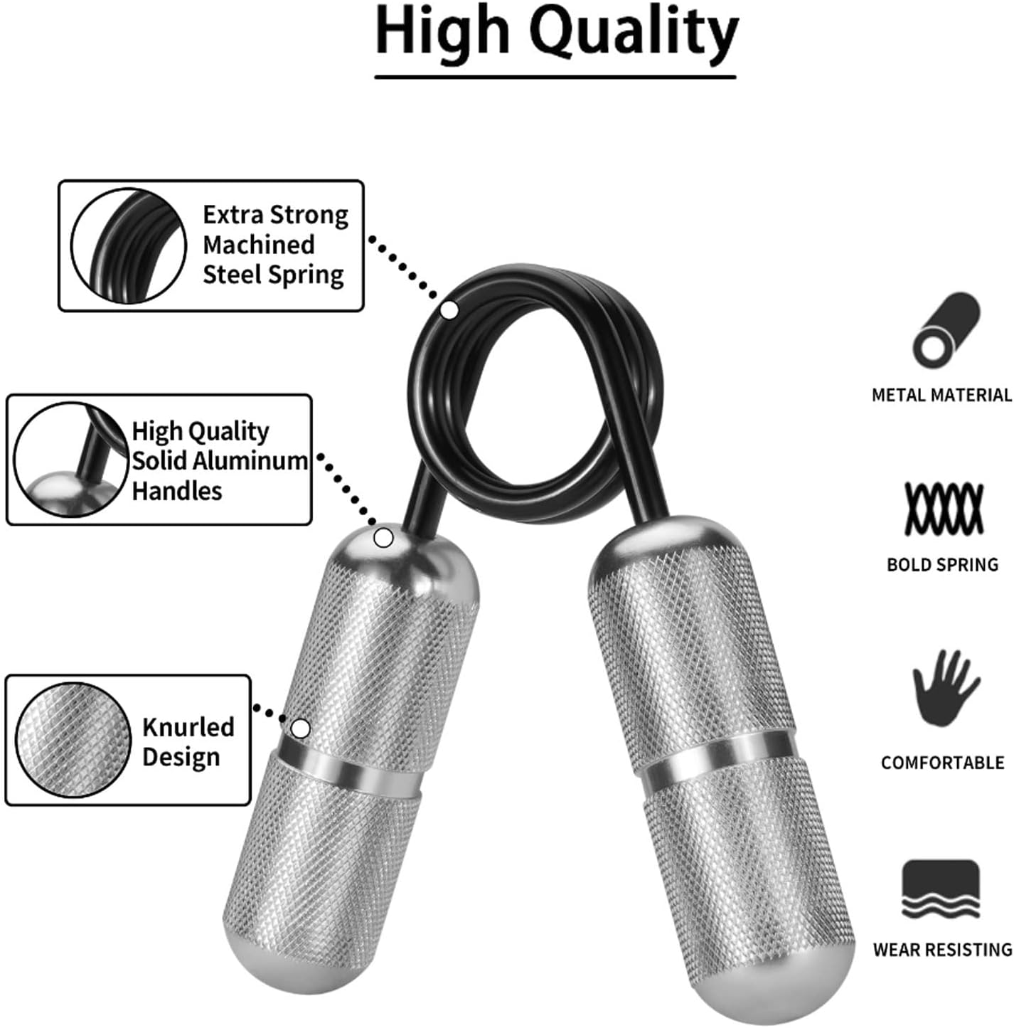 Handheld Metal Fidget Toys, Help Relieve Stress Anxiety, Mini Finger Grip Strengthener, Hand Wrist Grip Strength Trainer, Relief Muscle Stiffness Rehabilitation Trainer