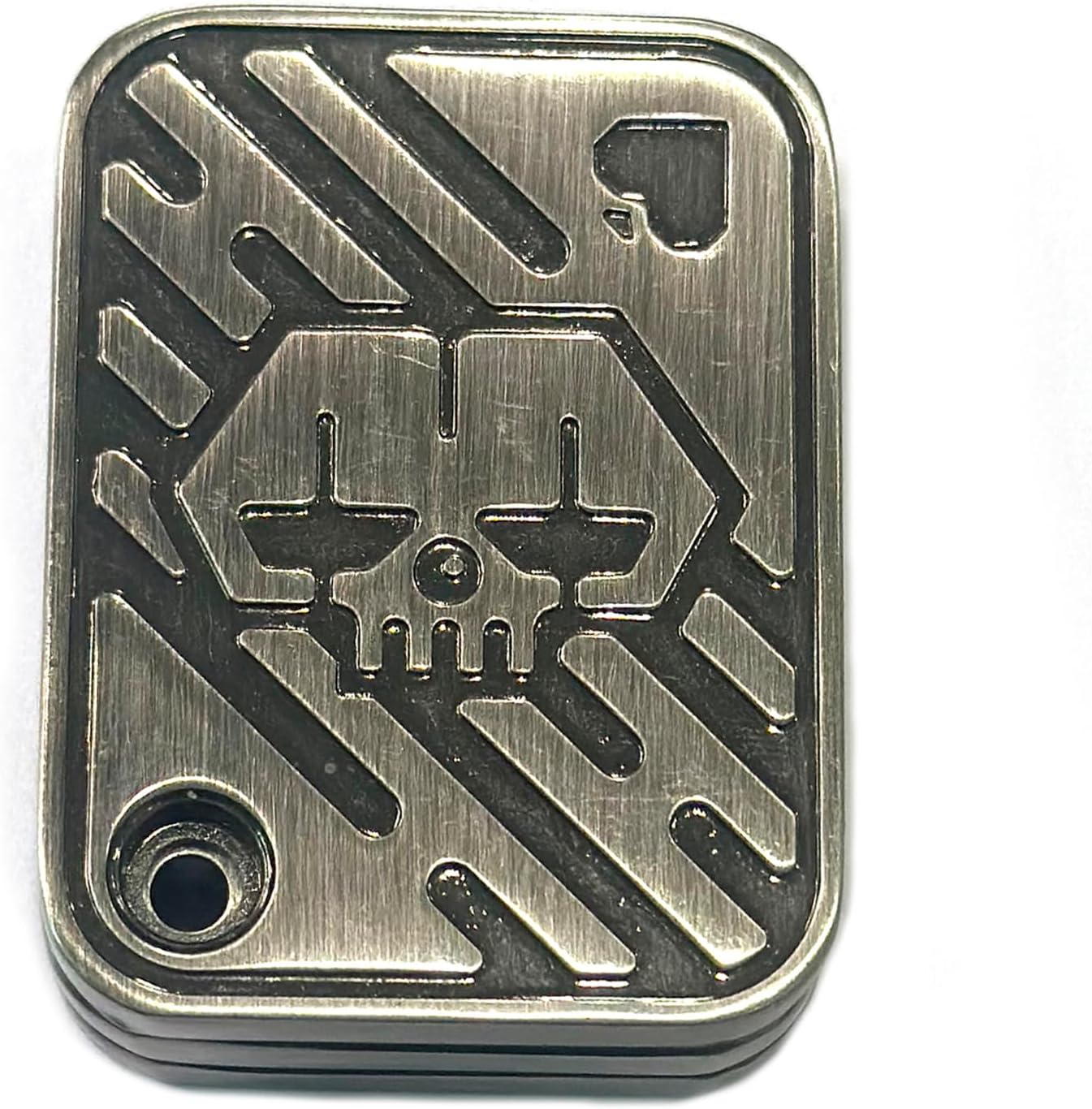 Poker Magnetic Metal Fidget Toys - ADHD Stress Relief Toy Metal Push Card Fidget Slider, Men EDC Toy Fidget Autism Sensory Toy, ADHD Office Desk Toys Gifts Boyfriend Father