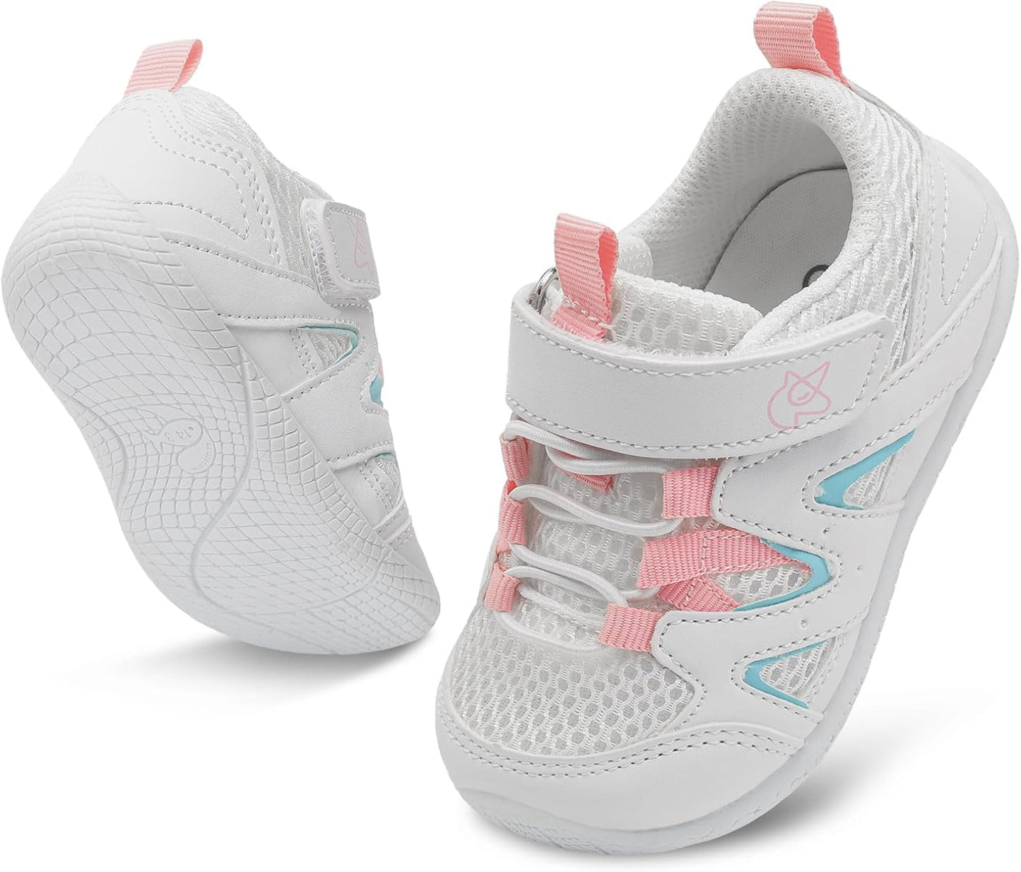 LeIsfIt Baby Shoes Boys Girls First Walking Shoes Non-Slip Toddler Breathable Sneakers Infant Sneakers