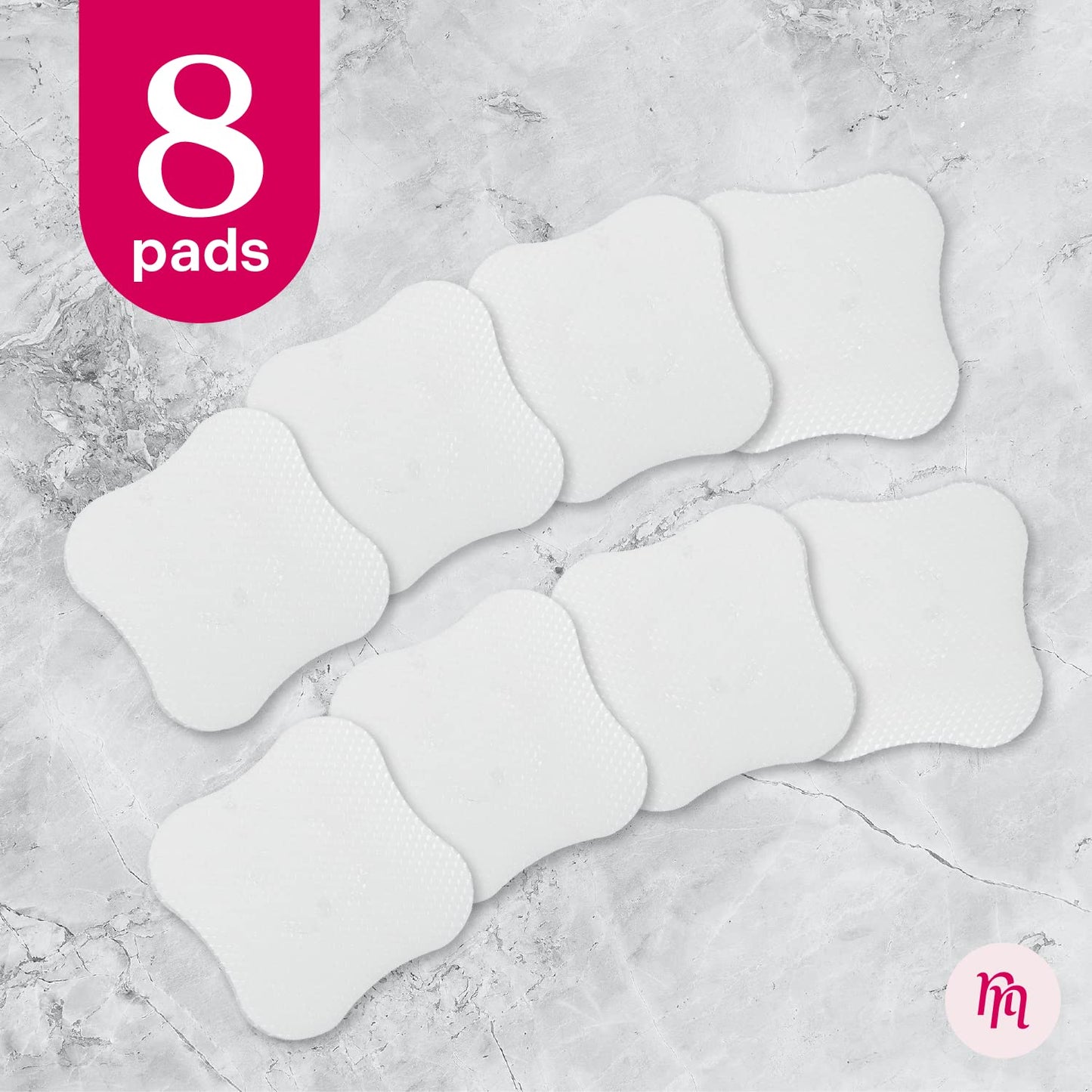 Nurse & Nourish 8-Pack Hydrogel Pads for Breastfeeding Soreness Support - Reusable, Easy-Apply Adjustable Soothing Gel - Nipple Shields for Breastfeeding Newborn