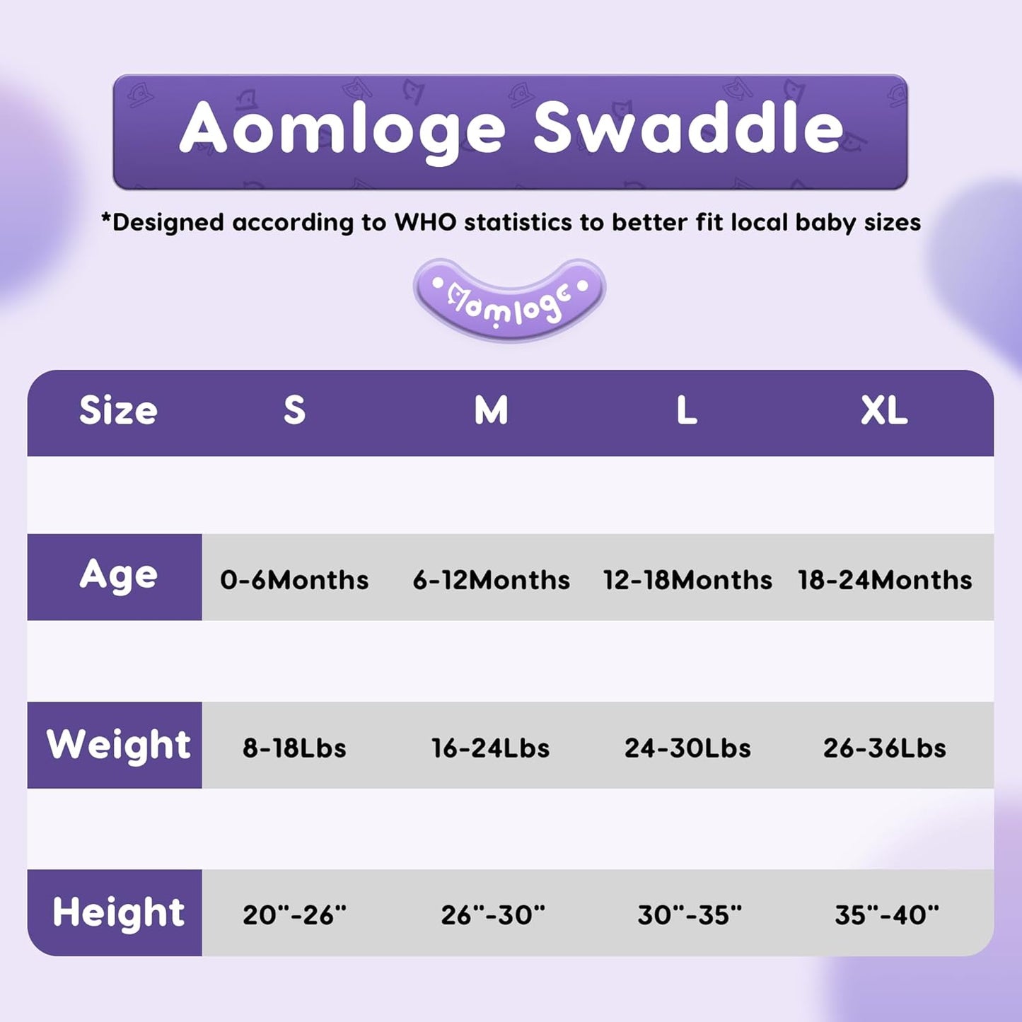 PuppyNap Baby Sleep Sack - 3-Pack Set, 12-18 Months, 100% Organic Cotton with 2-Way Zipper