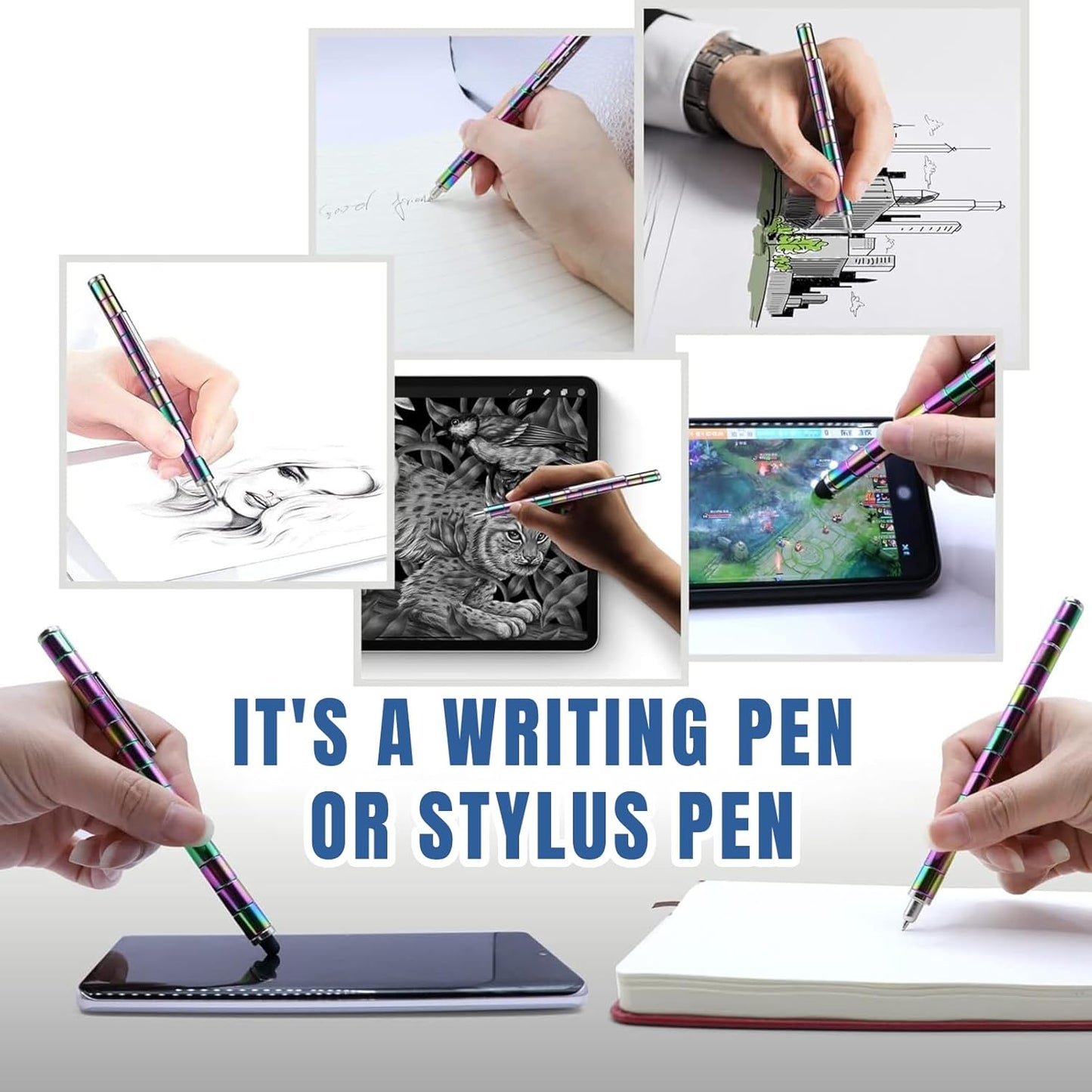 Fidget Pen Men Gifts, Cool Unique for Man, Funny Ideas Magnetic Birthday Presents for Teen Boy, Novelty Gadgets Presents for Adults Male Fathers Day Dad