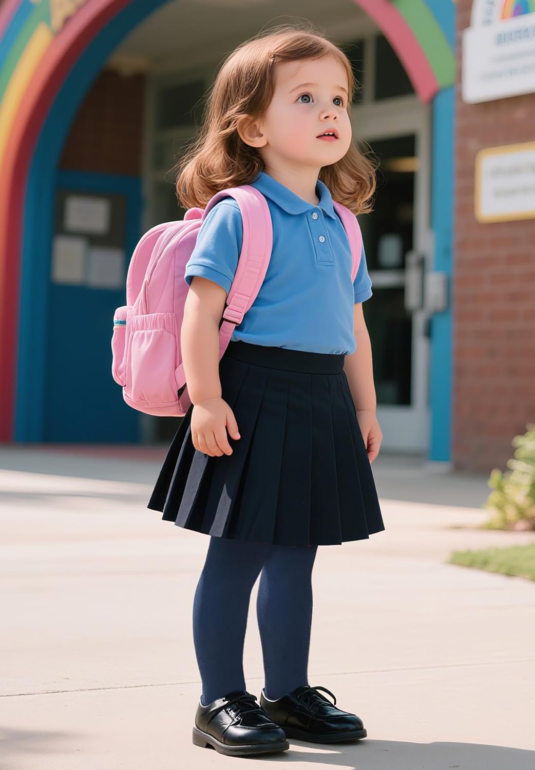 Ultra Soft Toddler Ballet Tights for Girls - Footed Dance Tights Colorful Baby Girls Leggings for Daily Party Halloween 1-6T