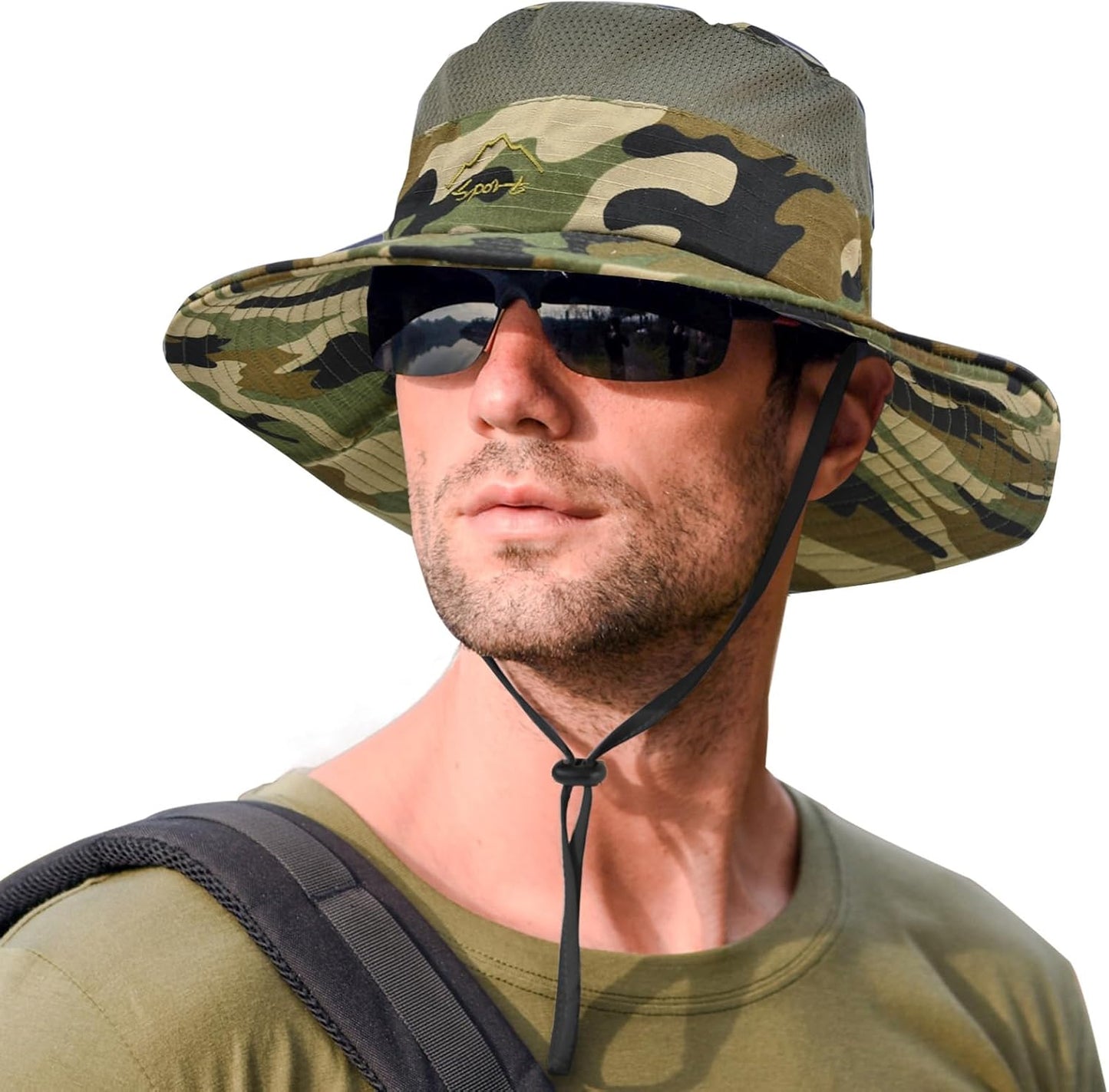 Sun Hats for Men Women Fishing Hat UPF 50+ Breathable Wide Brim Summer UV Protection Hat