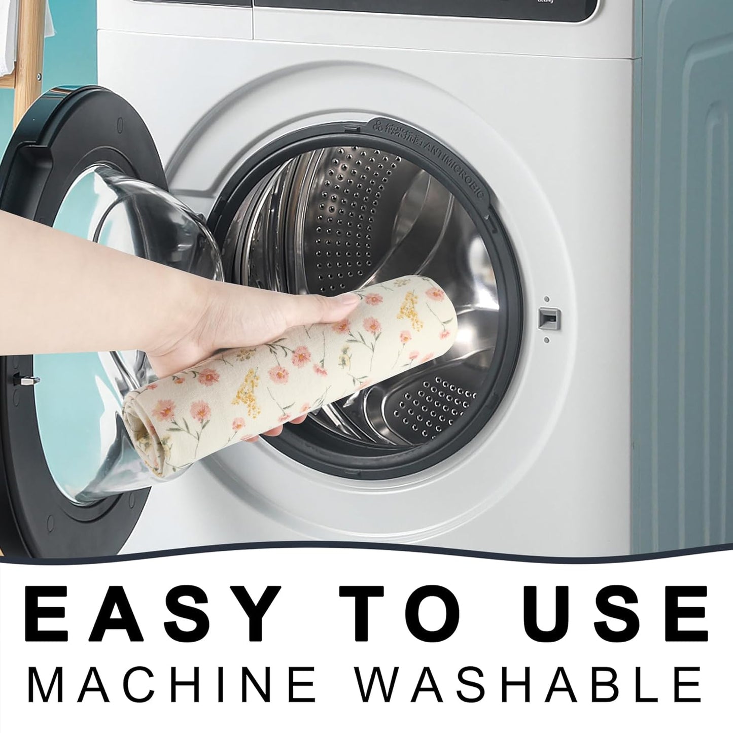 Baby Diaper Changing Pad, 19.7"x25.6" Waterproof Changing Pad Liners with 100% Muslin Cotton Front Top and Leather Back, Soft and Absorbent Portable Changing Mat for Travel, Changing Station