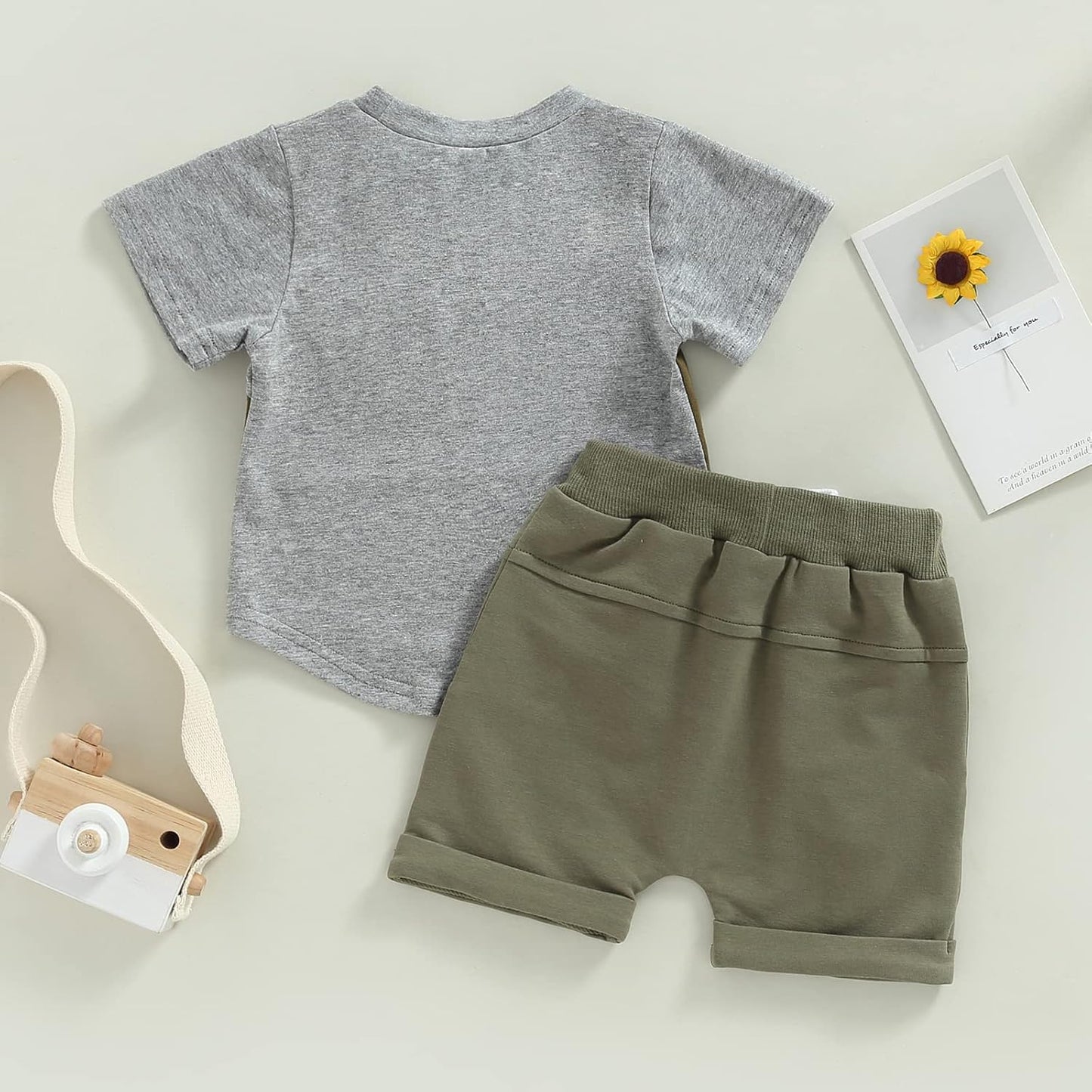 Mubineo Infant Toddler Baby Boy Summer T Shirt Shorts Outfits Short Sleeve Tee Tops Clothes Set