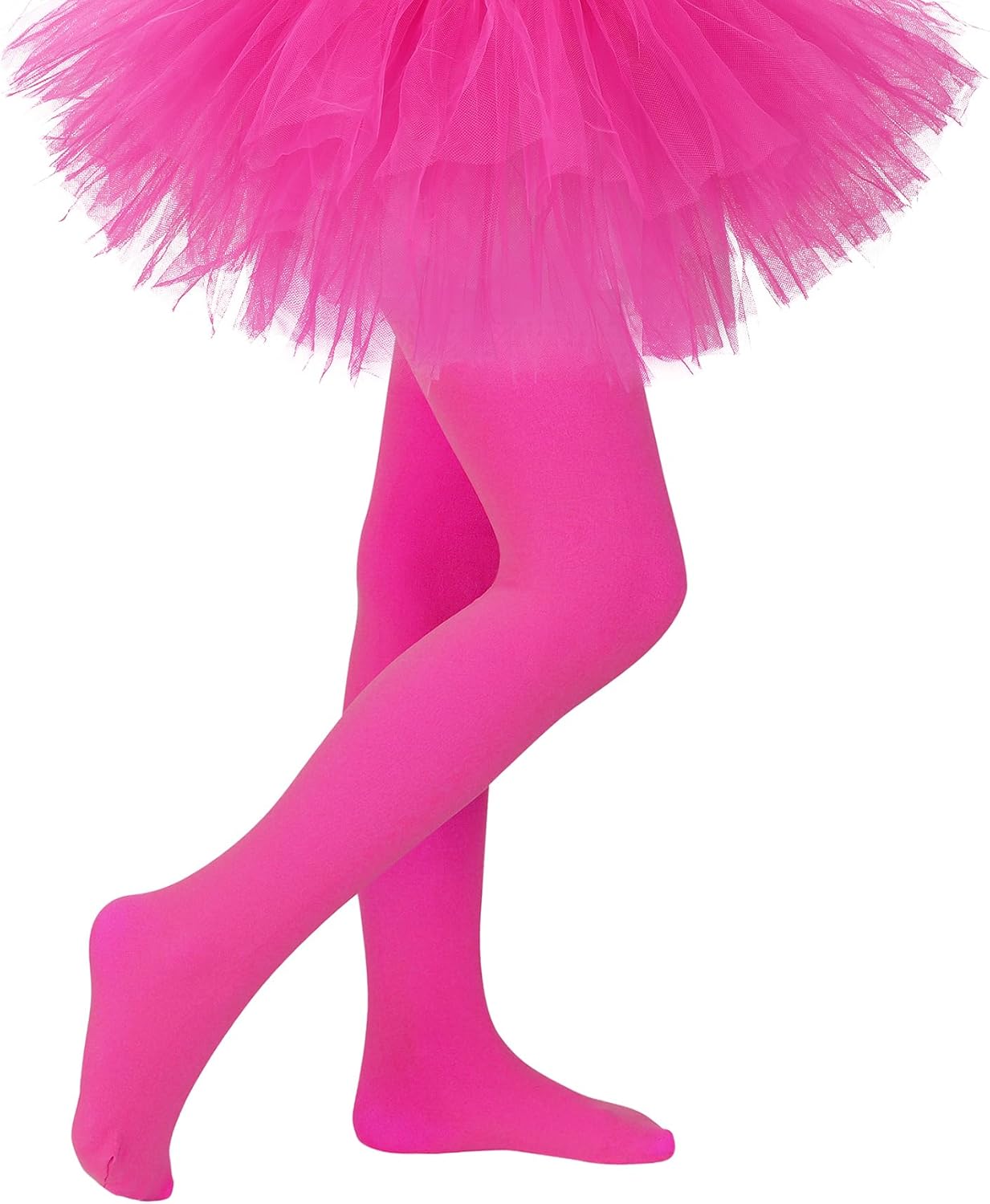 Ultra Soft Toddler Ballet Tights for Girls - Footed Dance Tights Colorful Baby Girls Leggings for Daily Party Halloween 1-6T