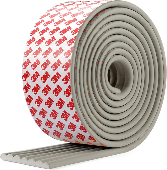 Upgrade Baby Proofing Edge Corner Protector, 16.4ft Edge Guards Padding with 3M Adhesive, Extra-Wide Soft Rubber Foam Padding, Furniture,Sharp Edge Safety Corner Edge Bumper Guard-Gray